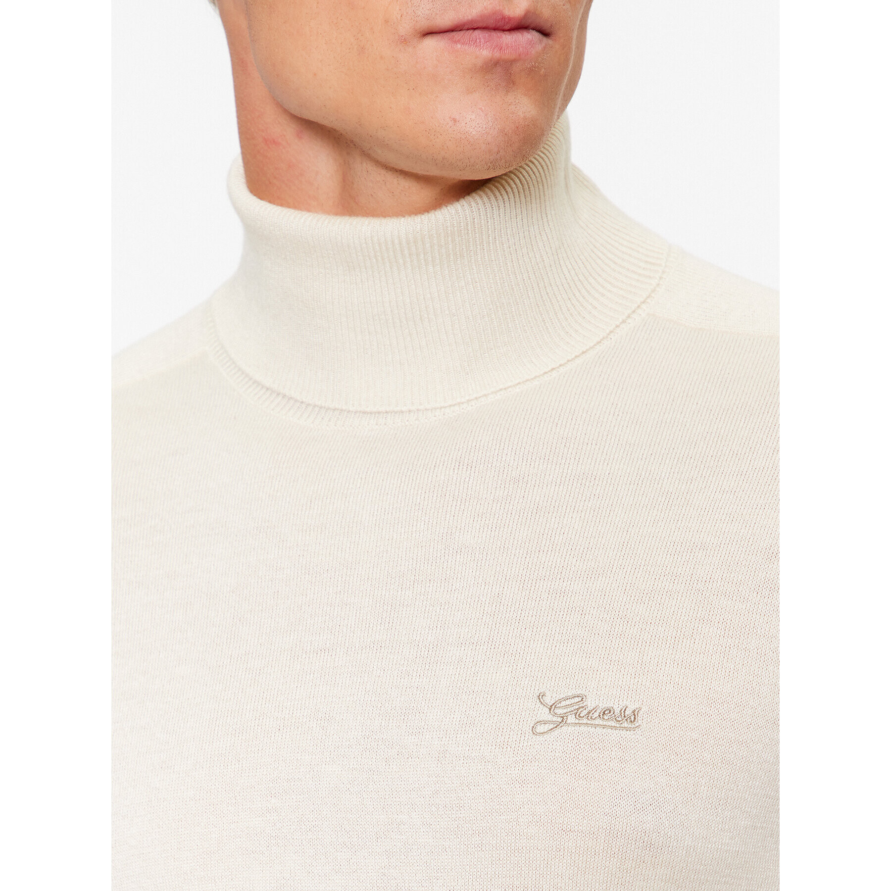 Guess Поло M3BR10 Z3052 Екрю Slim Fit - Pepit.bg