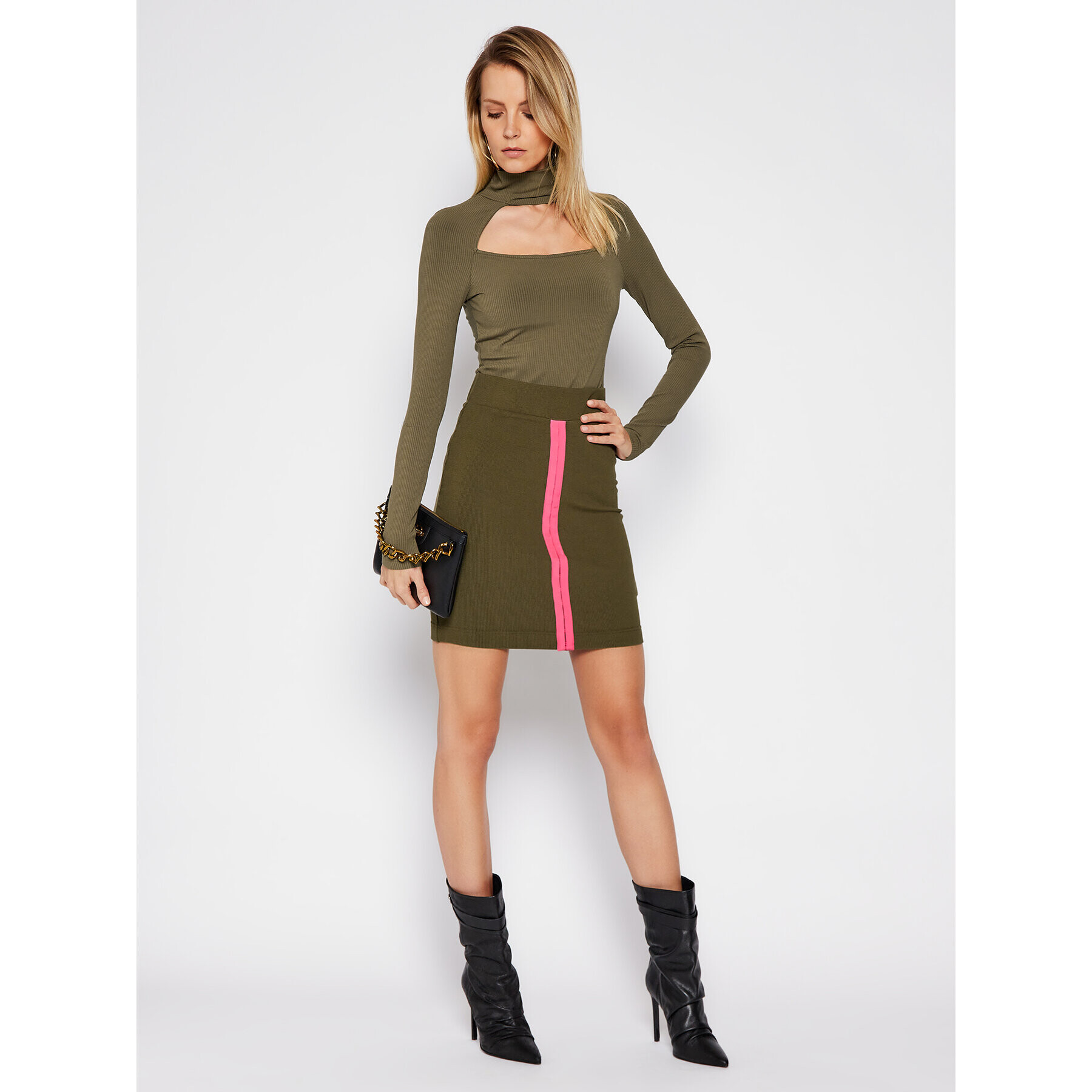 Guess Поло Nihan W1RP19 KAER2 Зелен Slim Fit - Pepit.bg