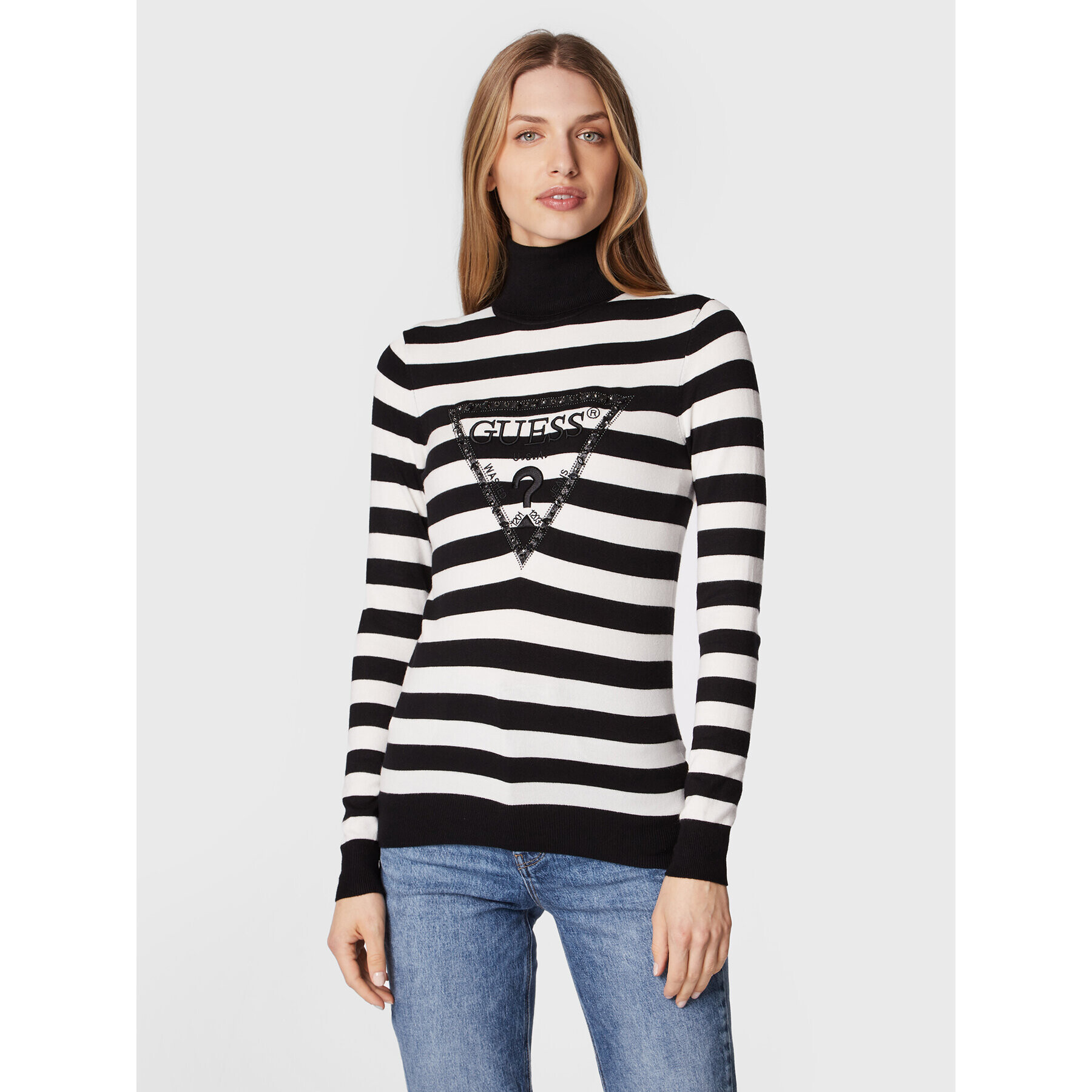 Guess Поло Noemi W2BR50 Z2NQ2 Черен Slim Fit - Pepit.bg