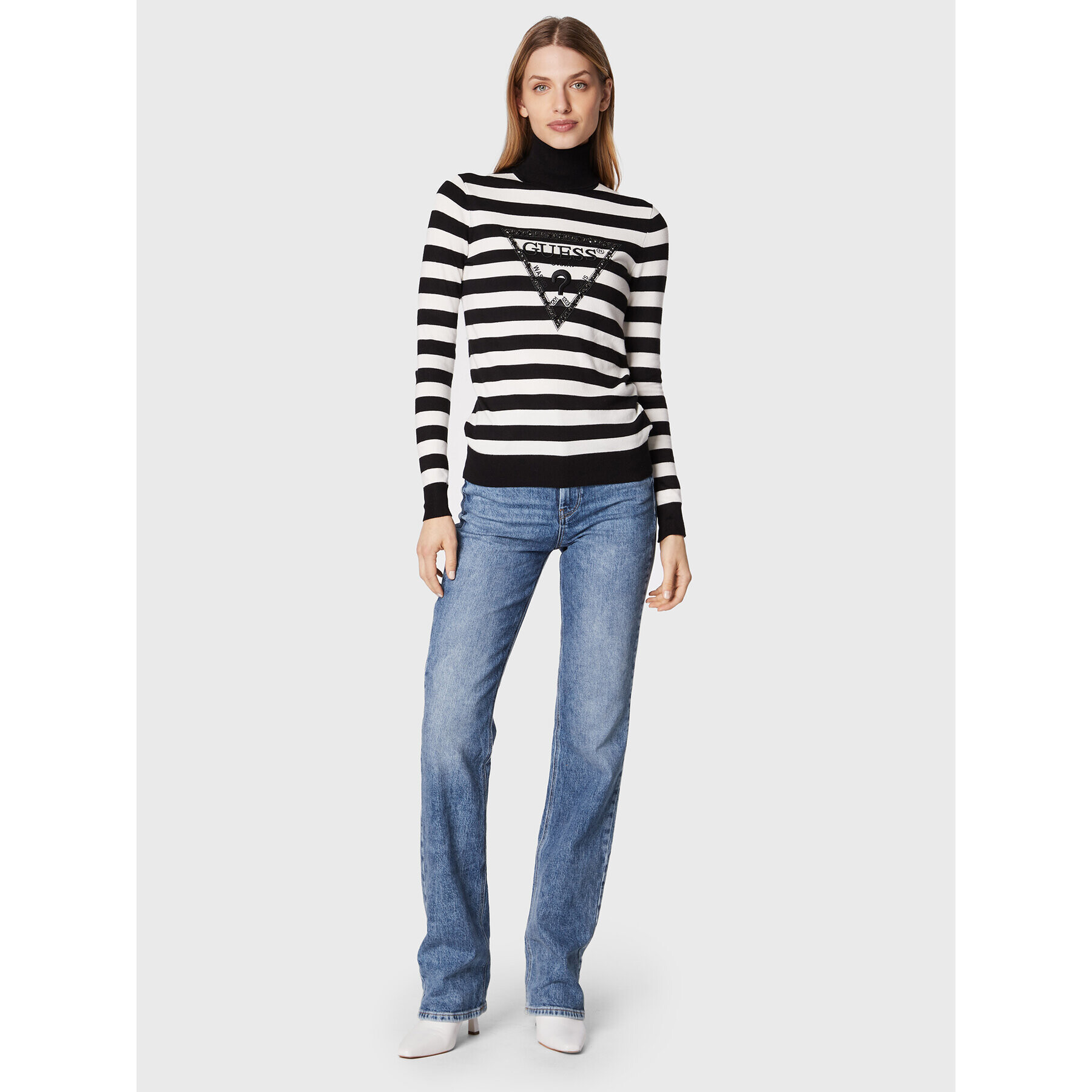 Guess Поло Noemi W2BR50 Z2NQ2 Черен Slim Fit - Pepit.bg