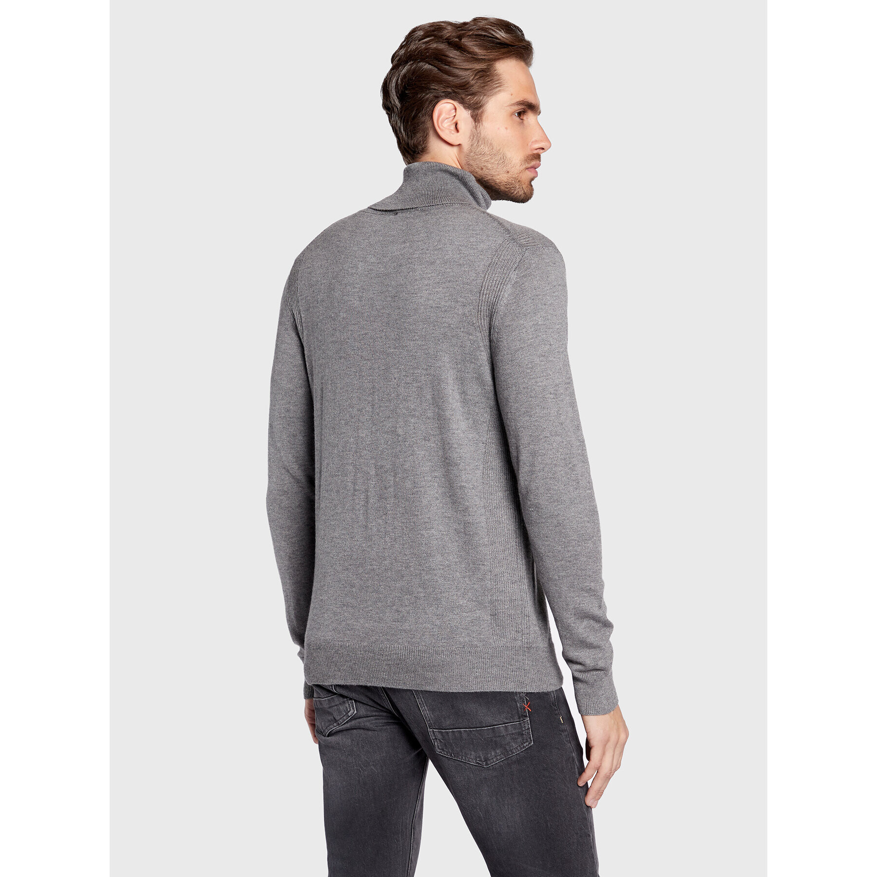 Guess Поло Percival Turtle M2BR08 Z3142 Сив Regular Fit - Pepit.bg