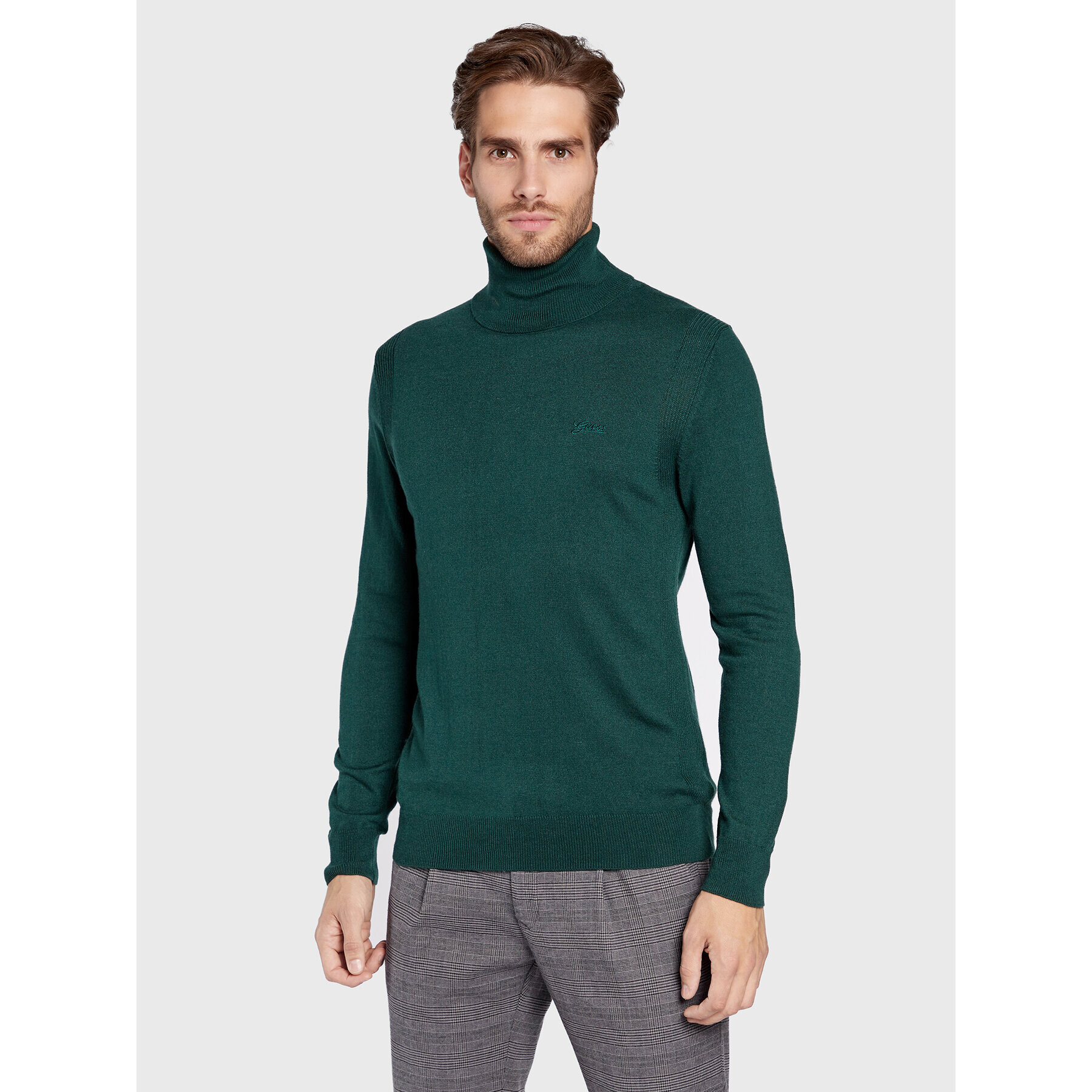 Guess Поло Percival Turtle M2BR08 Z3142 Зелен Regular Fit - Pepit.bg