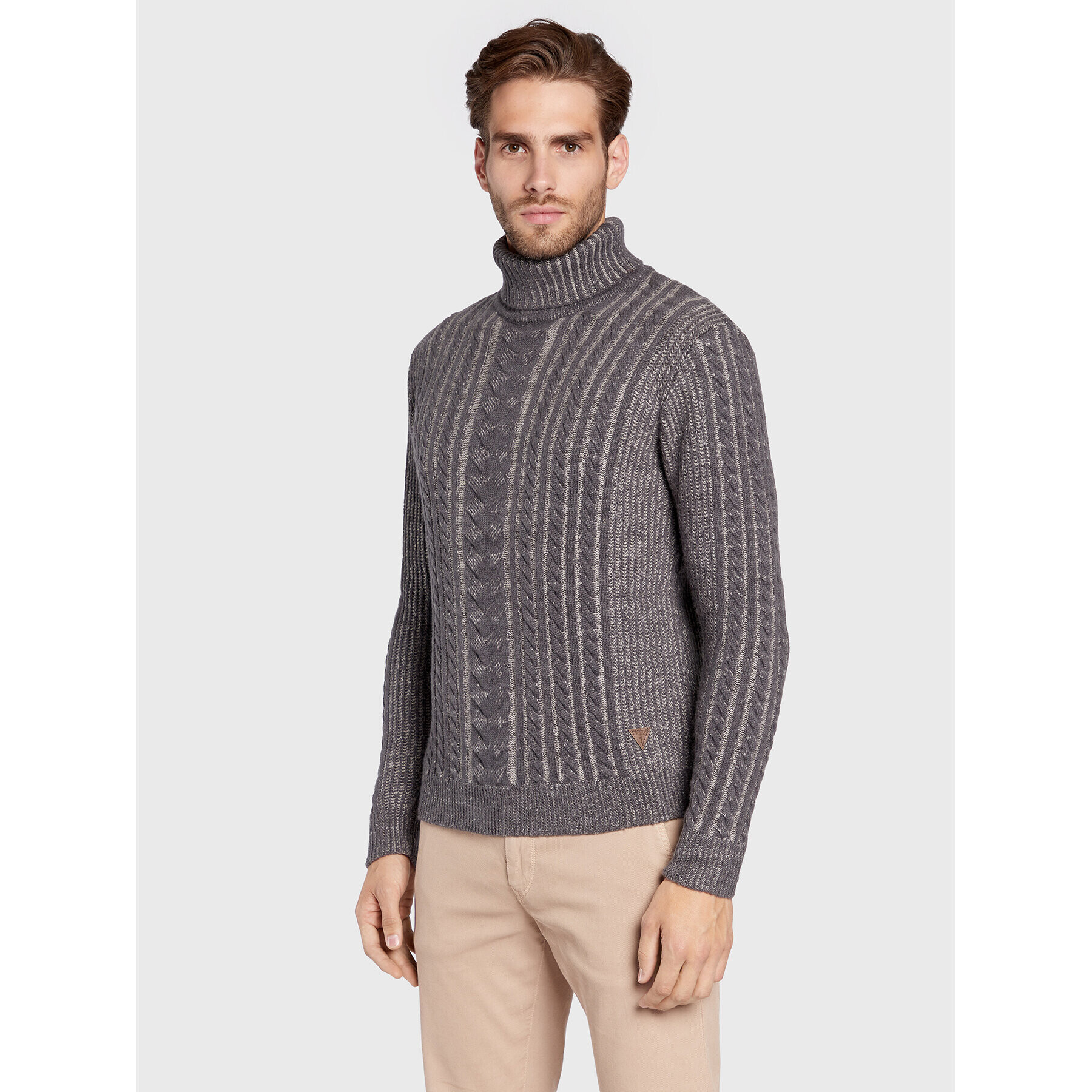 Guess Поло Phil M2BR22 Z31D0 Сив Slim Fit - Pepit.bg