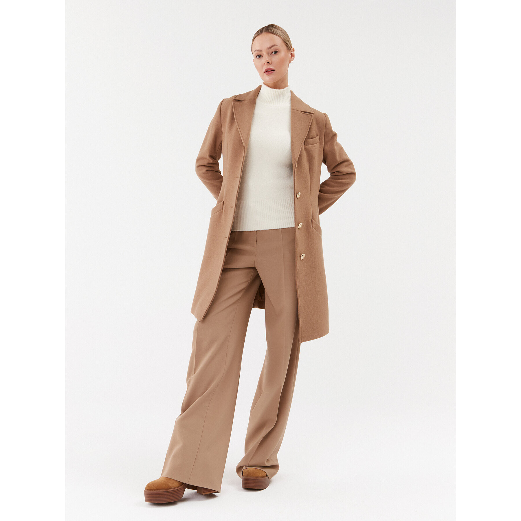 Guess Поло W2RR17 Z2YA0 Екрю Slim Fit - Pepit.bg