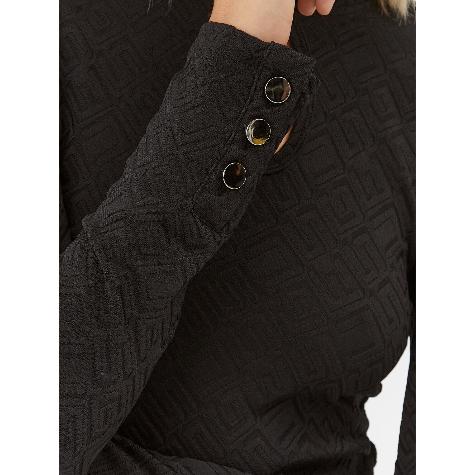 Guess Поло W3BP30 KBYN0 Черен Slim Fit - Pepit.bg