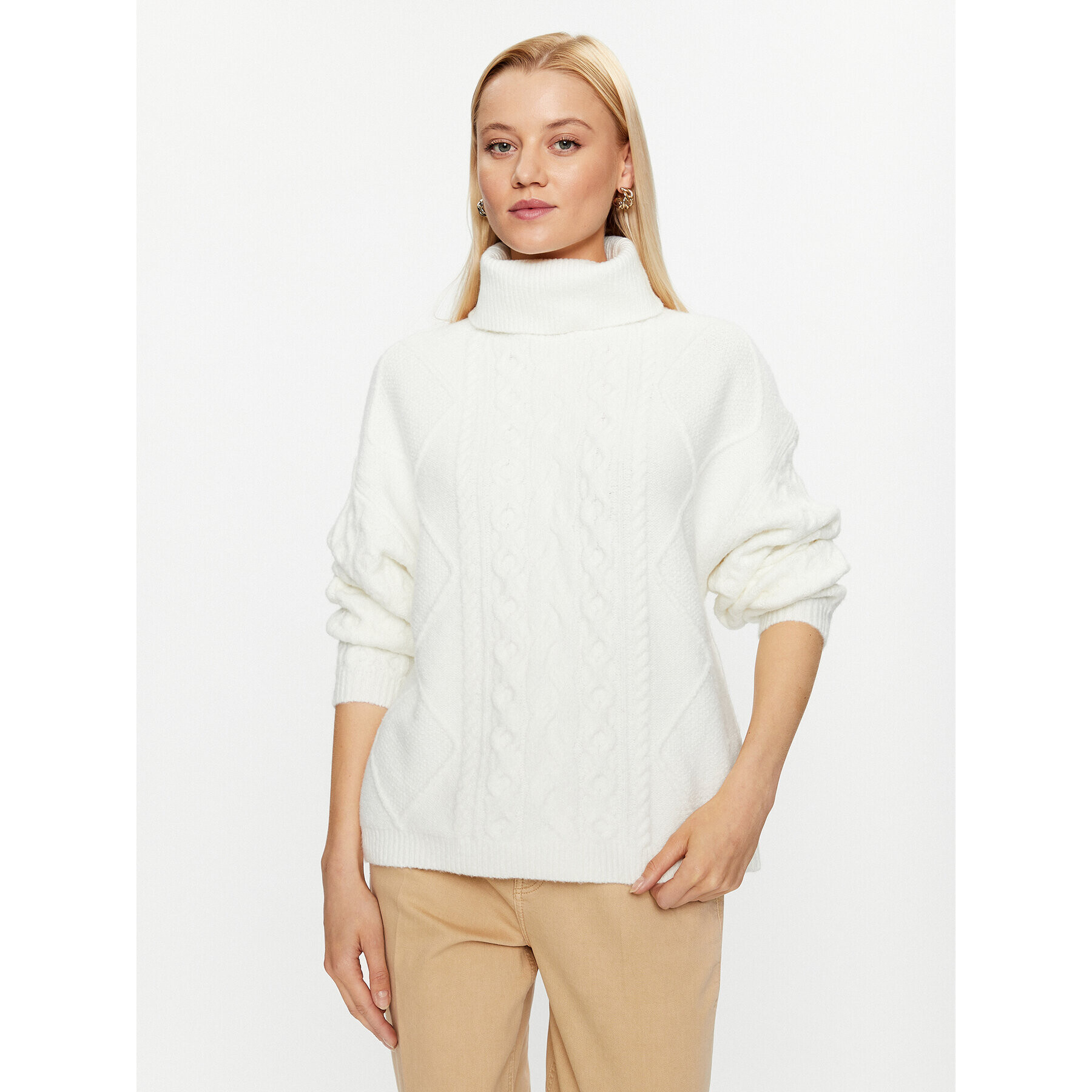 Guess Поло W3BR17 Z2YZ2 Бял Regular Fit - Pepit.bg
