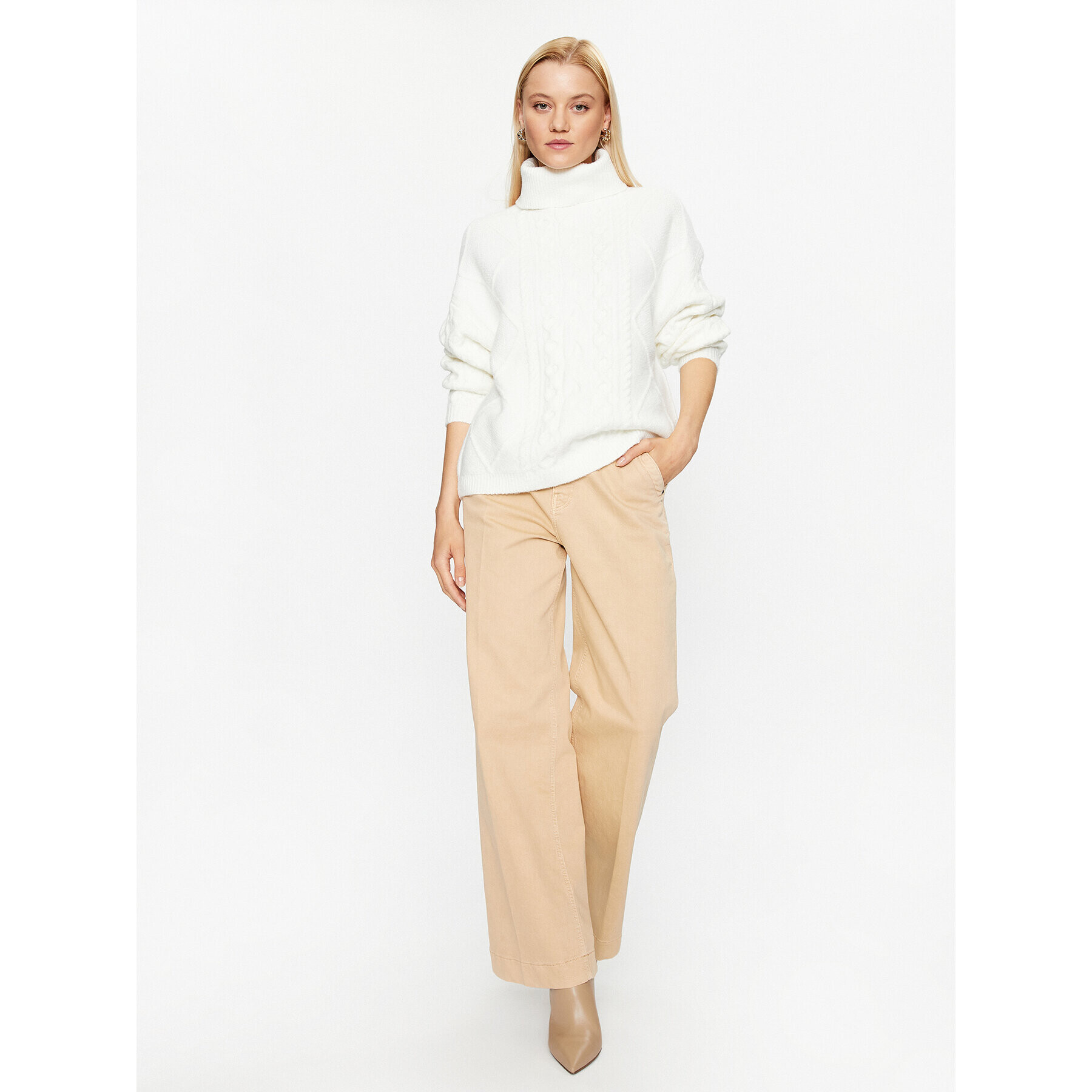 Guess Поло W3BR17 Z2YZ2 Бял Regular Fit - Pepit.bg
