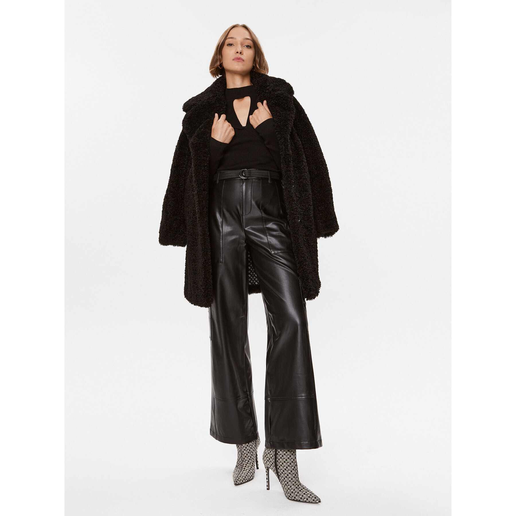 Guess Поло W3BR21 Z2YK2 Черен Slim Fit - Pepit.bg
