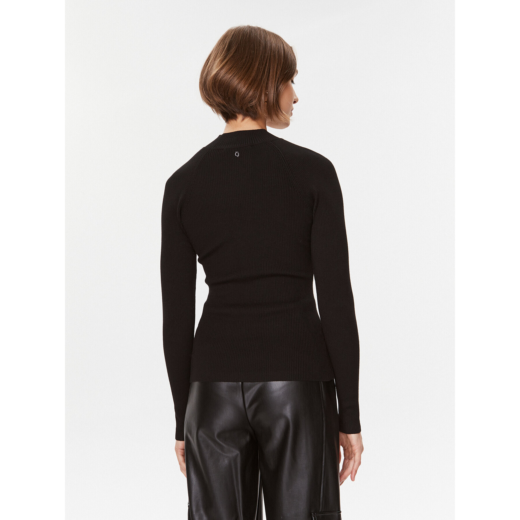 Guess Поло W3BR21 Z2YK2 Черен Slim Fit - Pepit.bg