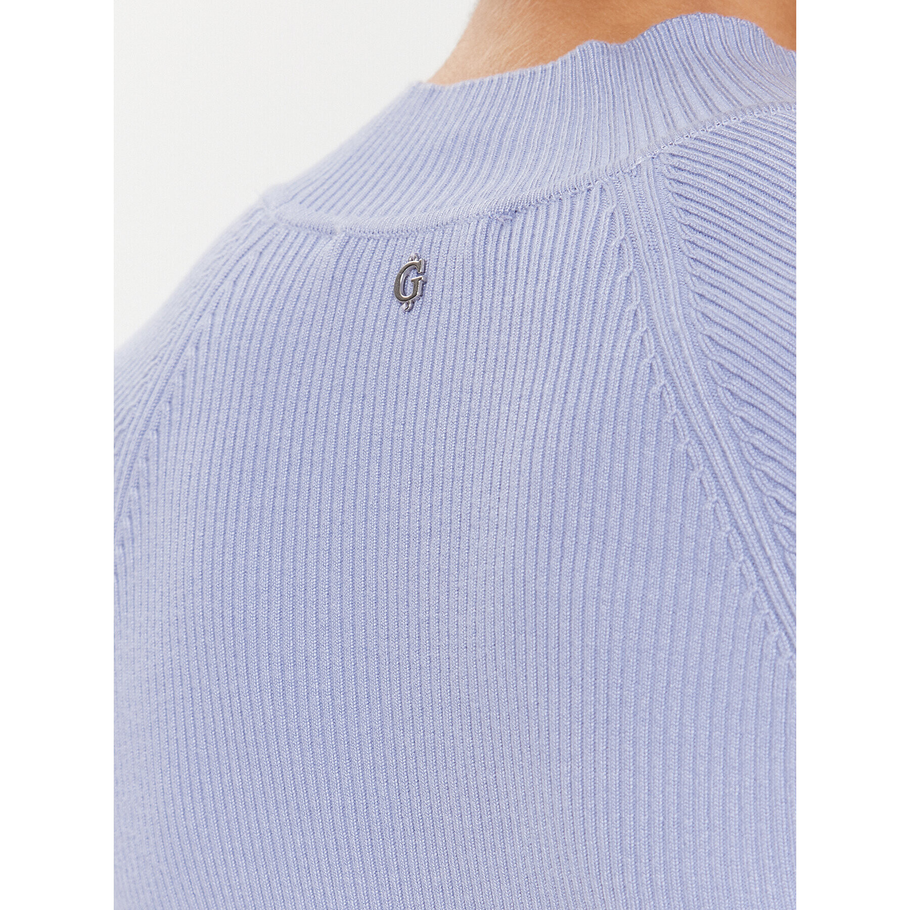 Guess Поло W3BR21 Z2YK2 Виолетов Slim Fit - Pepit.bg
