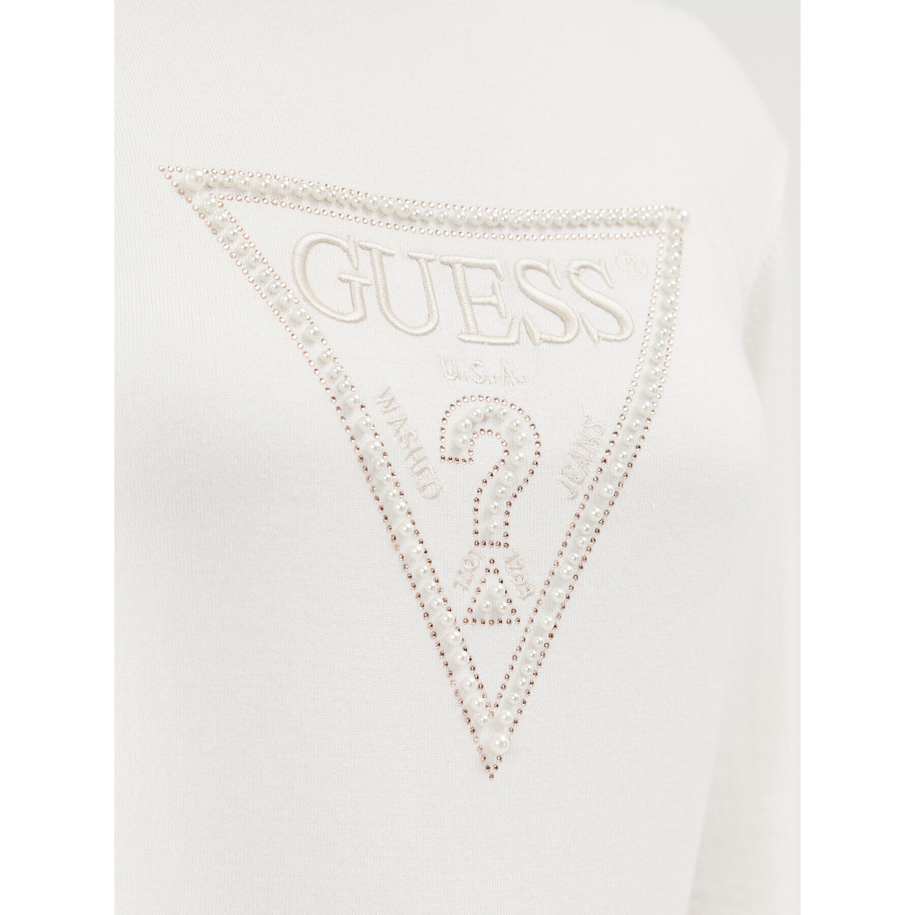 Guess Поло W3BR23 Z2NQ2 Екрю Regular Fit - Pepit.bg