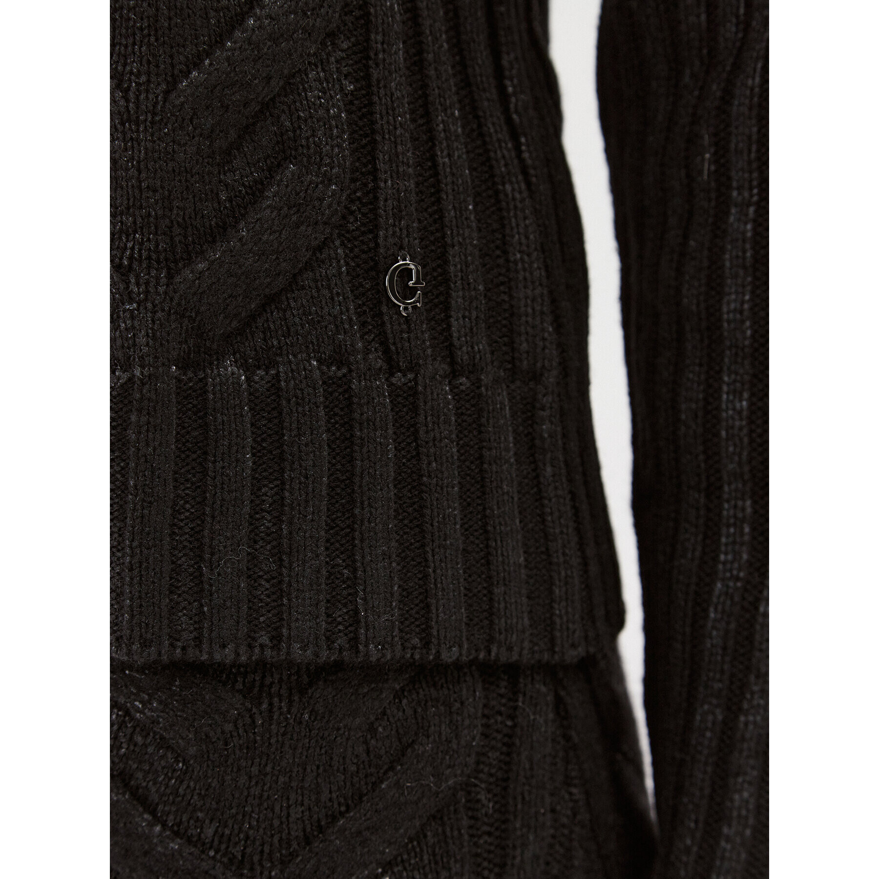 Guess Поло W3BR42 Z3A50 Черен Regular Fit - Pepit.bg