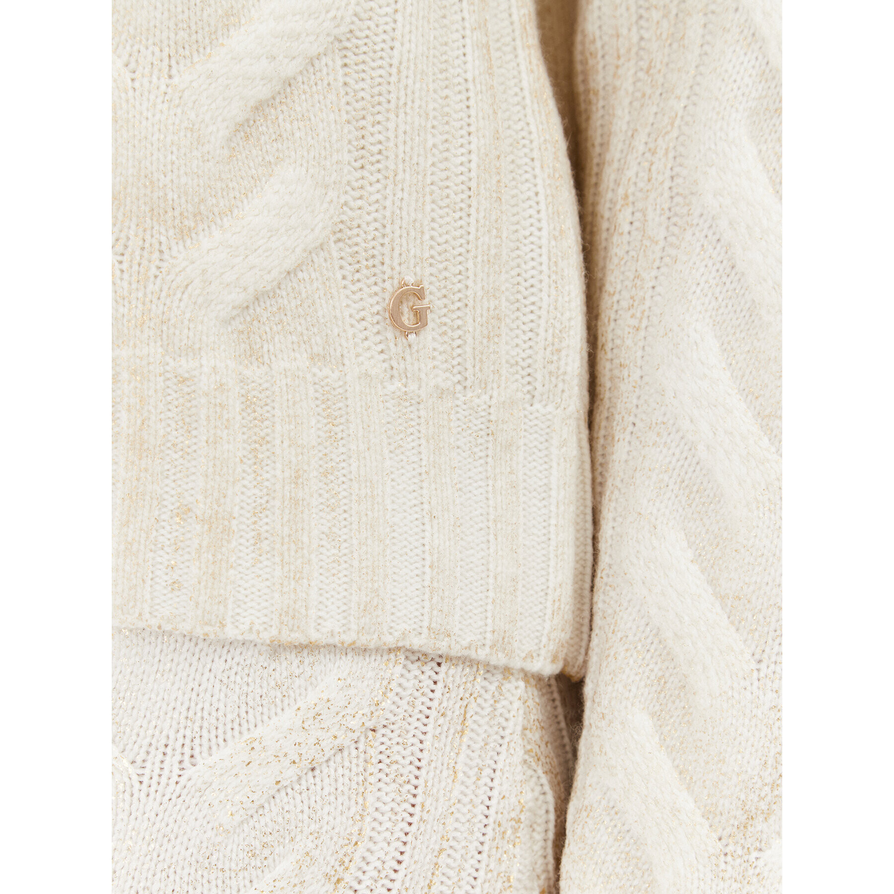 Guess Поло W3BR42 Z3A50 Екрю Regular Fit - Pepit.bg