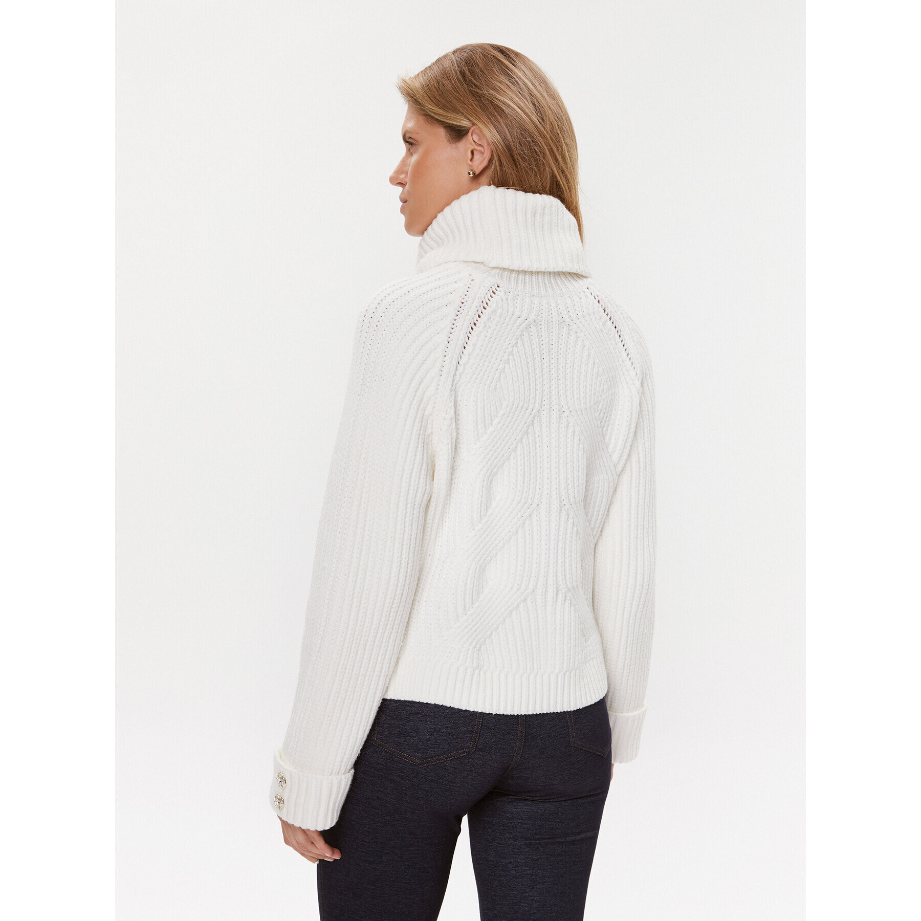 Guess Поло W3BR44 Z3962 Бял Regular Fit - Pepit.bg