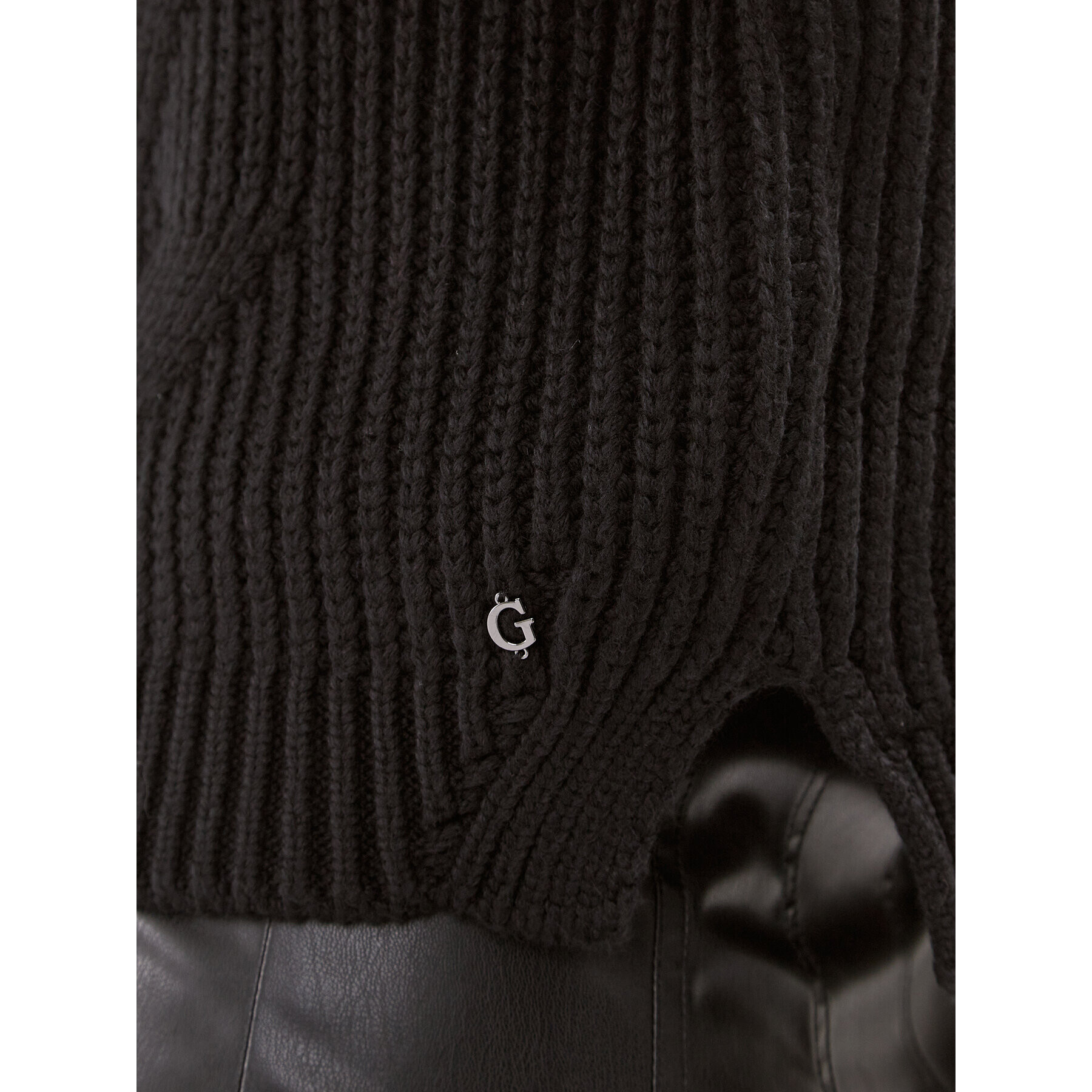 Guess Поло W3BR44 Z3962 Черен Regular Fit - Pepit.bg