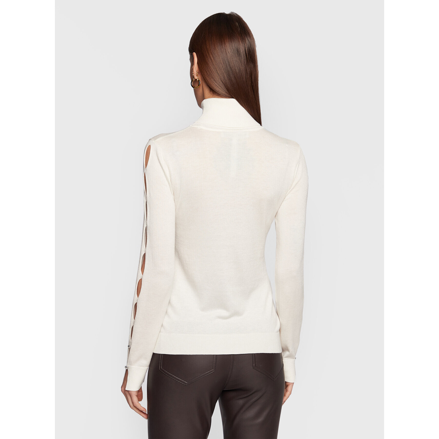 Guess Поло W3RR26 Z33T2 Екрю Regular Fit - Pepit.bg