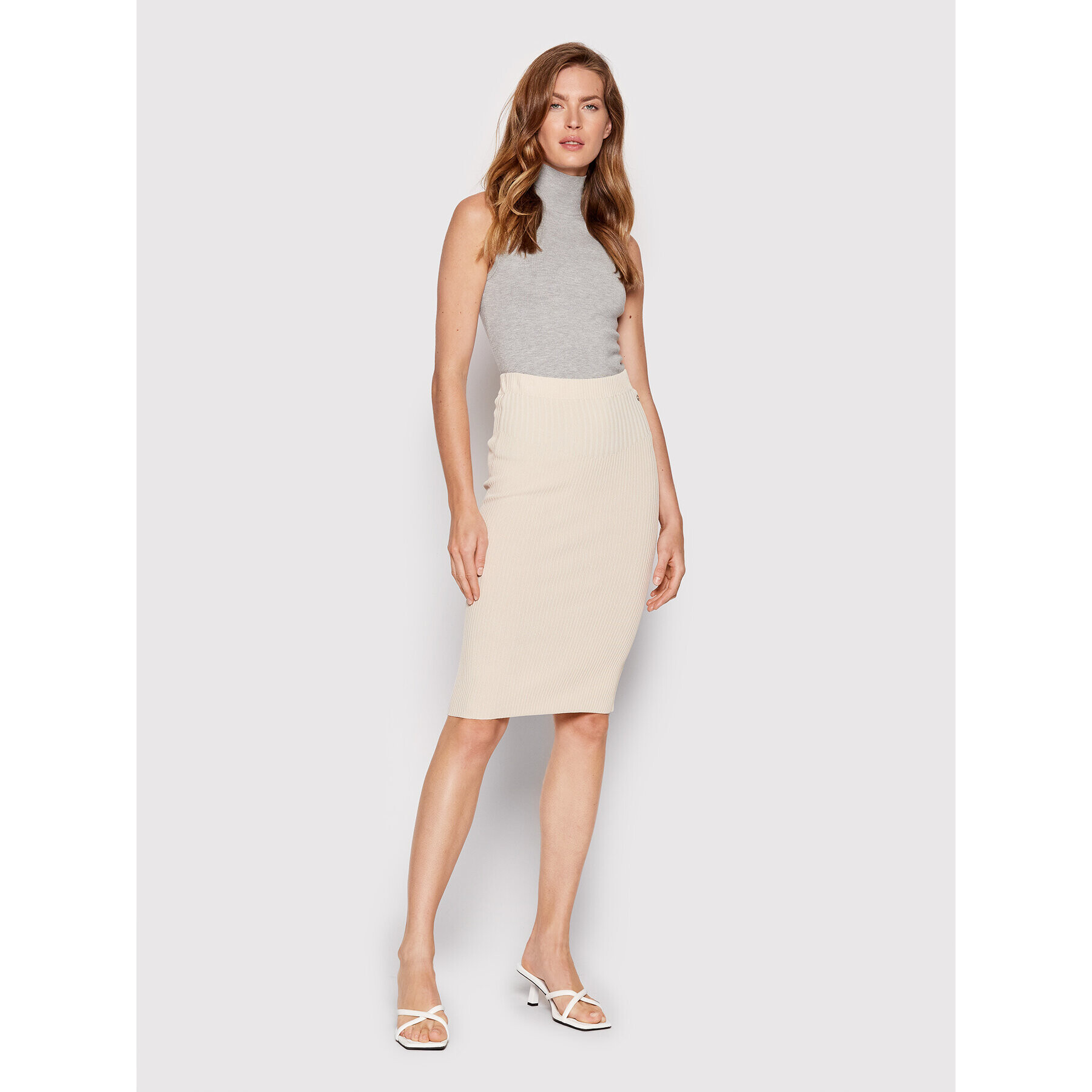 Guess Поло Zelinda W2YR32 Z2V62 Сив Regular Fit - Pepit.bg