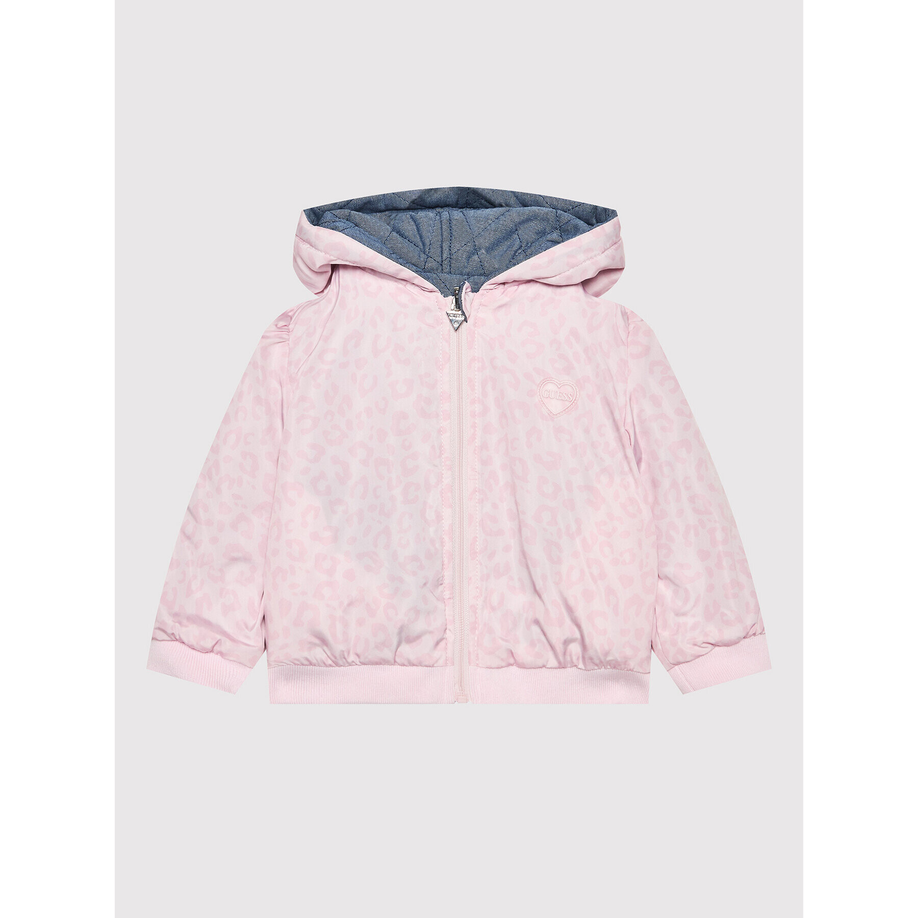 Guess Преходно яке A2YL00 WERG0 Розов Regular Fit - Pepit.bg