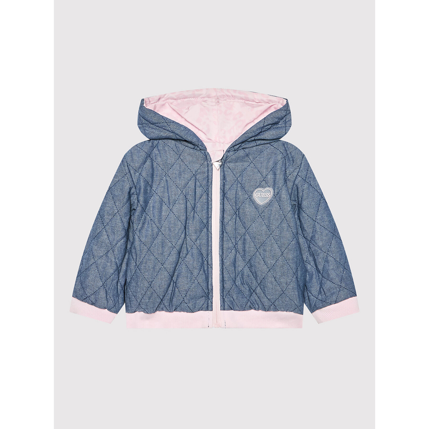 Guess Преходно яке A2YL00 WERG0 Розов Regular Fit - Pepit.bg