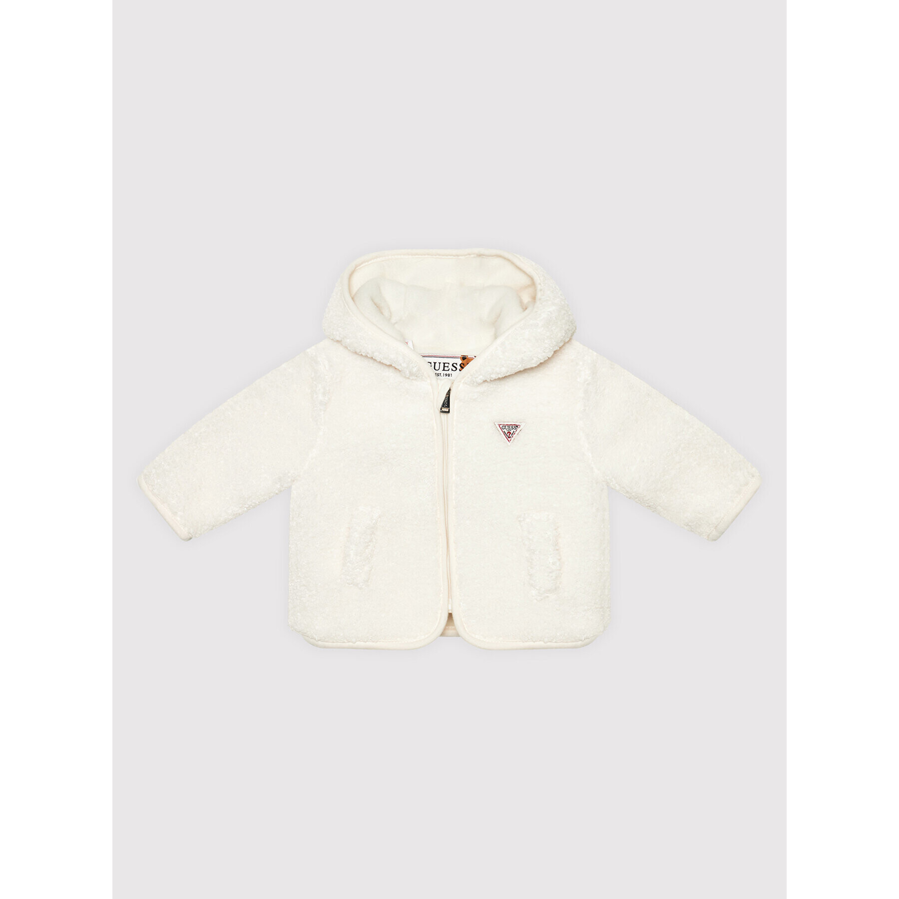 Guess Преходно яке H1BI04 KAVS0 Бял Regular Fit - Pepit.bg