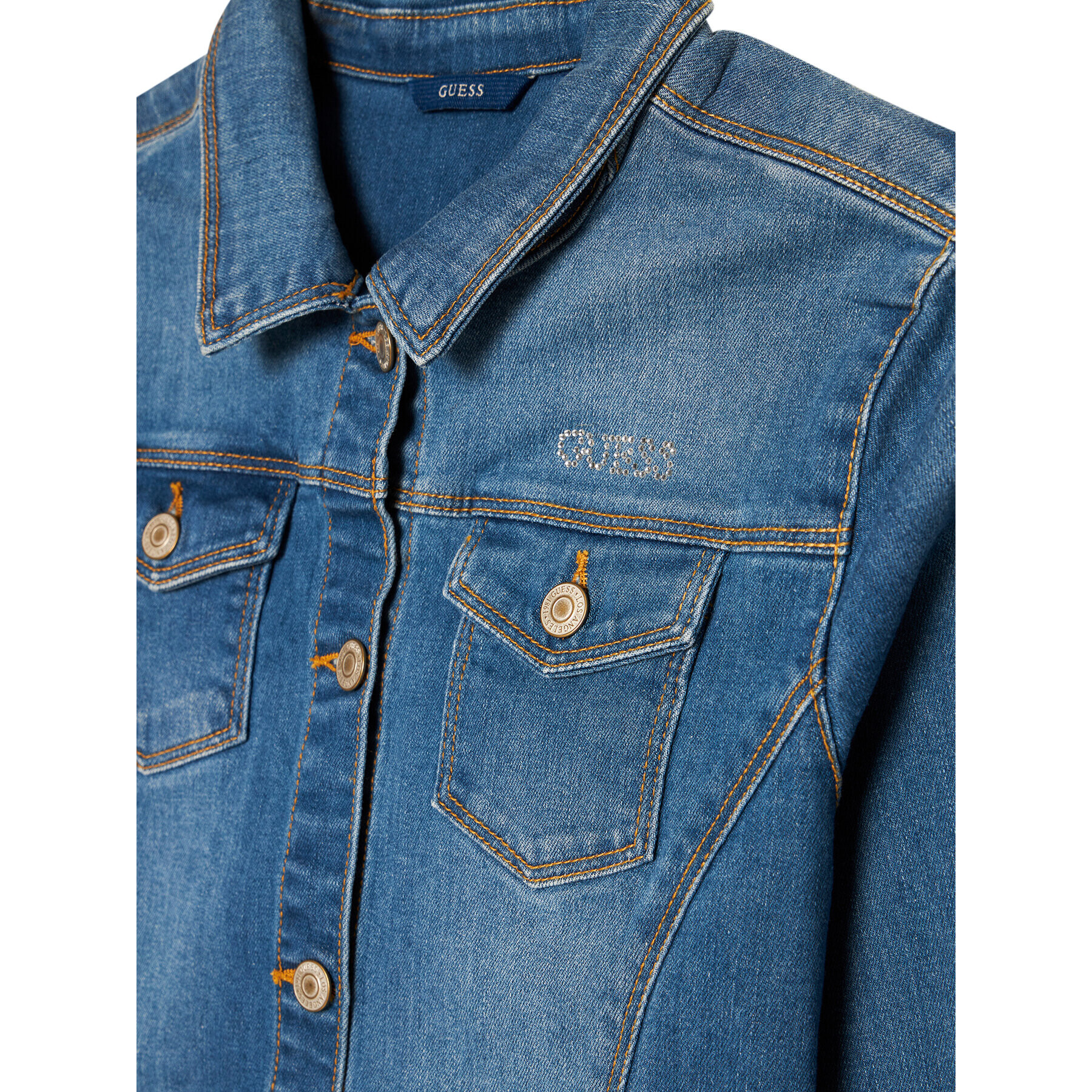 Guess Преходно яке J81L21 D29H0 Син Regular Fit - Pepit.bg