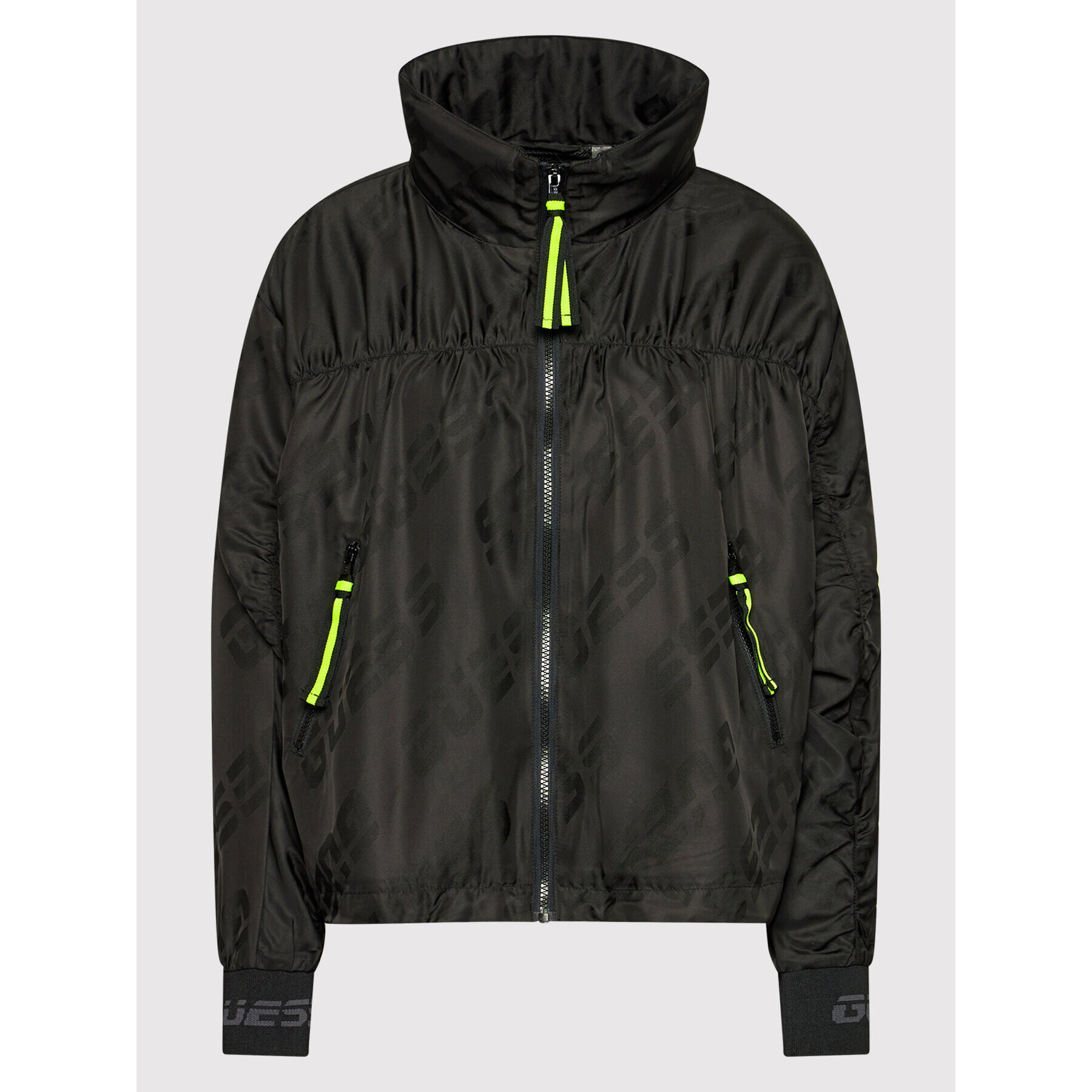 Guess Преходно яке O1BA92 WO06T Черен Regular Fit - Pepit.bg