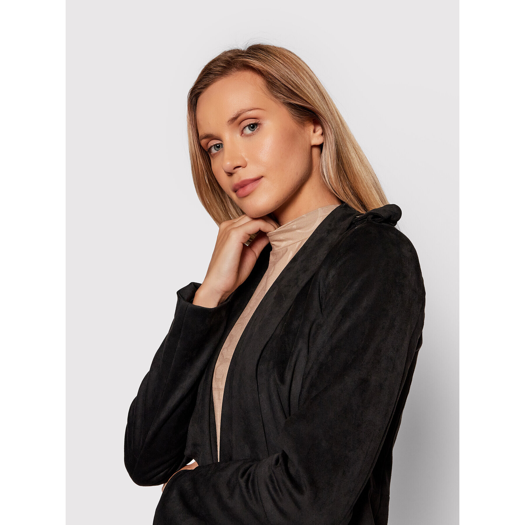 Guess Преходно яке Sofia W1YL0A WE0L0 Черен Regular Fit - Pepit.bg