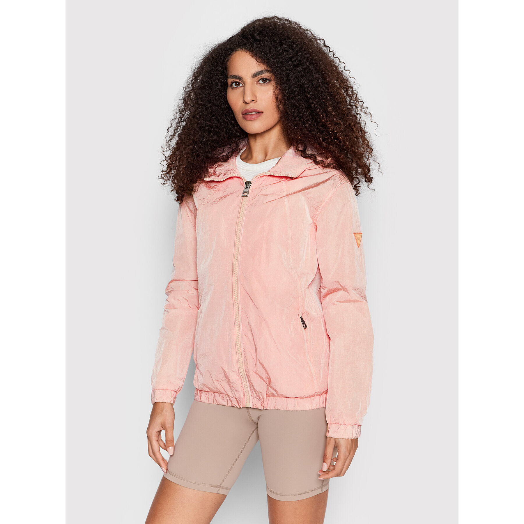 Guess Преходно яке W2GL01 WDU80 Розов Regular Fit - Pepit.bg