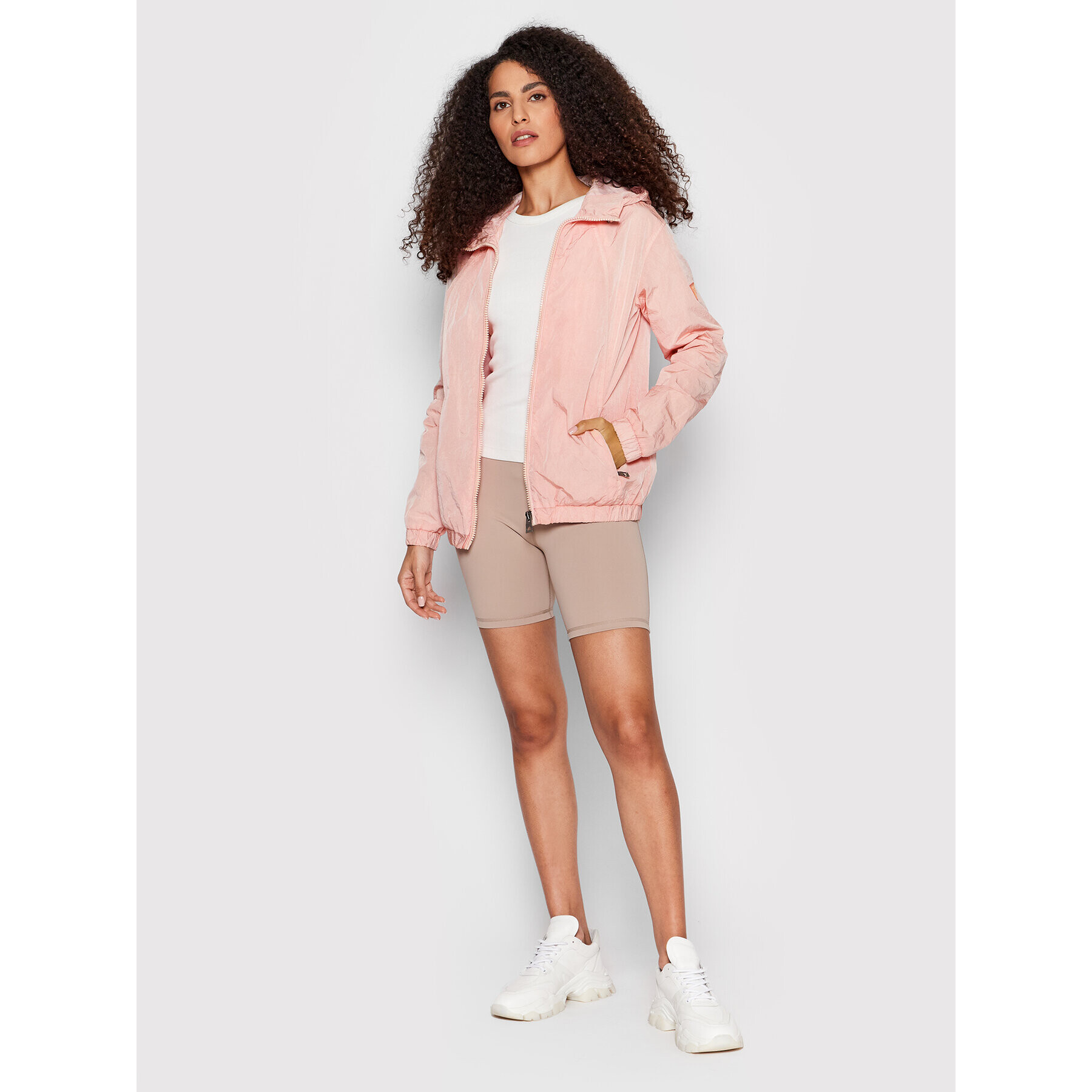 Guess Преходно яке W2GL01 WDU80 Розов Regular Fit - Pepit.bg