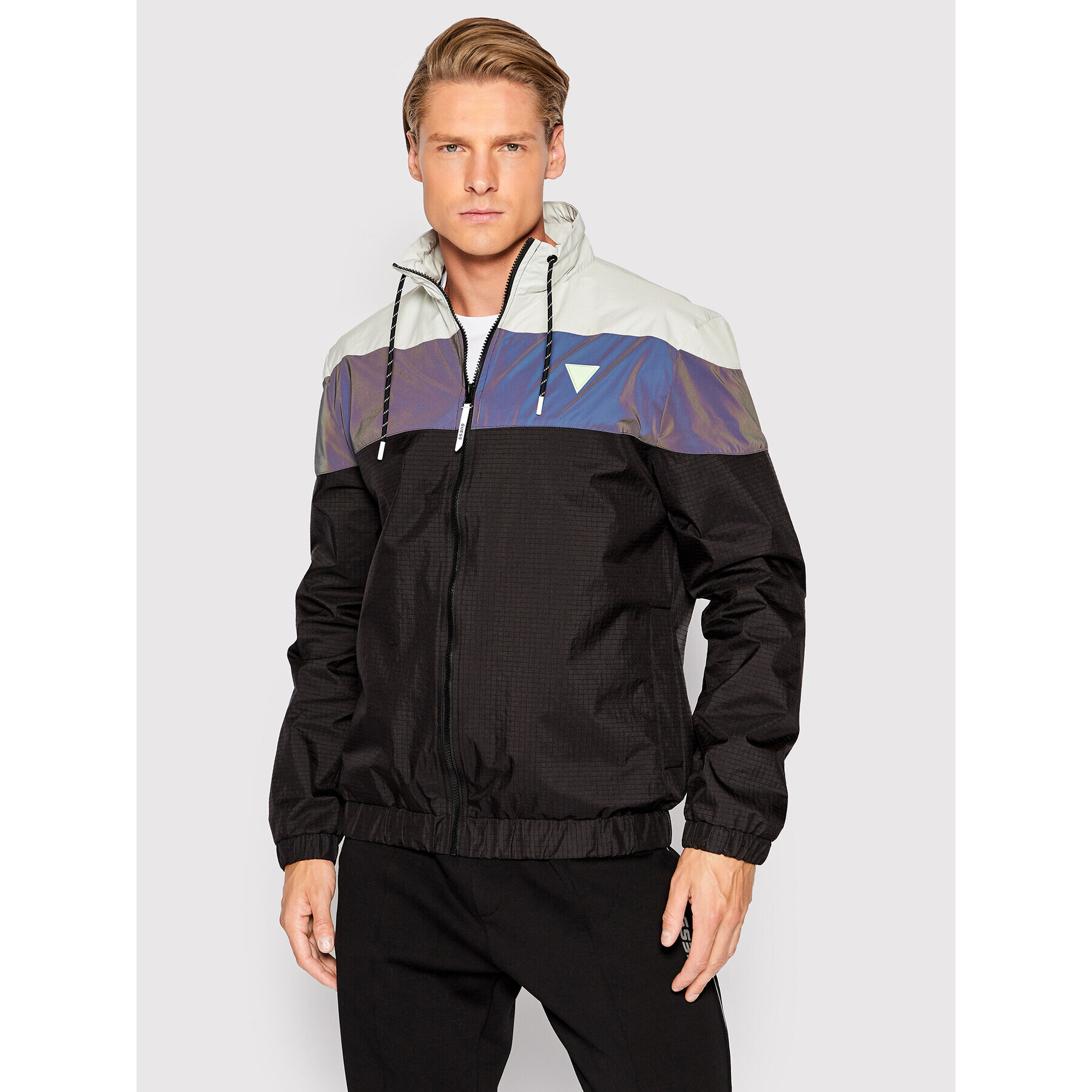 Guess Преходно яке Z2YQ04 WO08C Черен Regular Fit - Pepit.bg