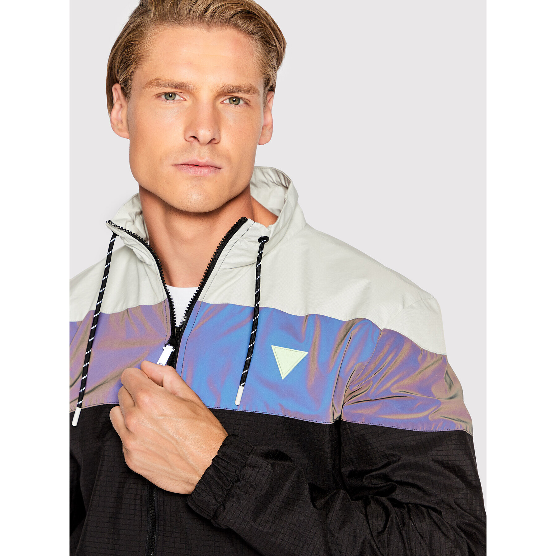 Guess Преходно яке Z2YQ04 WO08C Черен Regular Fit - Pepit.bg
