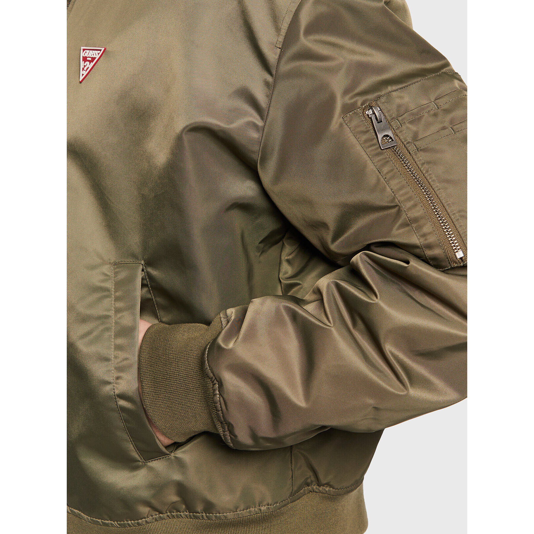 Guess Преходно яке Ace M3RL87 WFA20 Зелен Relaxed Fit - Pepit.bg