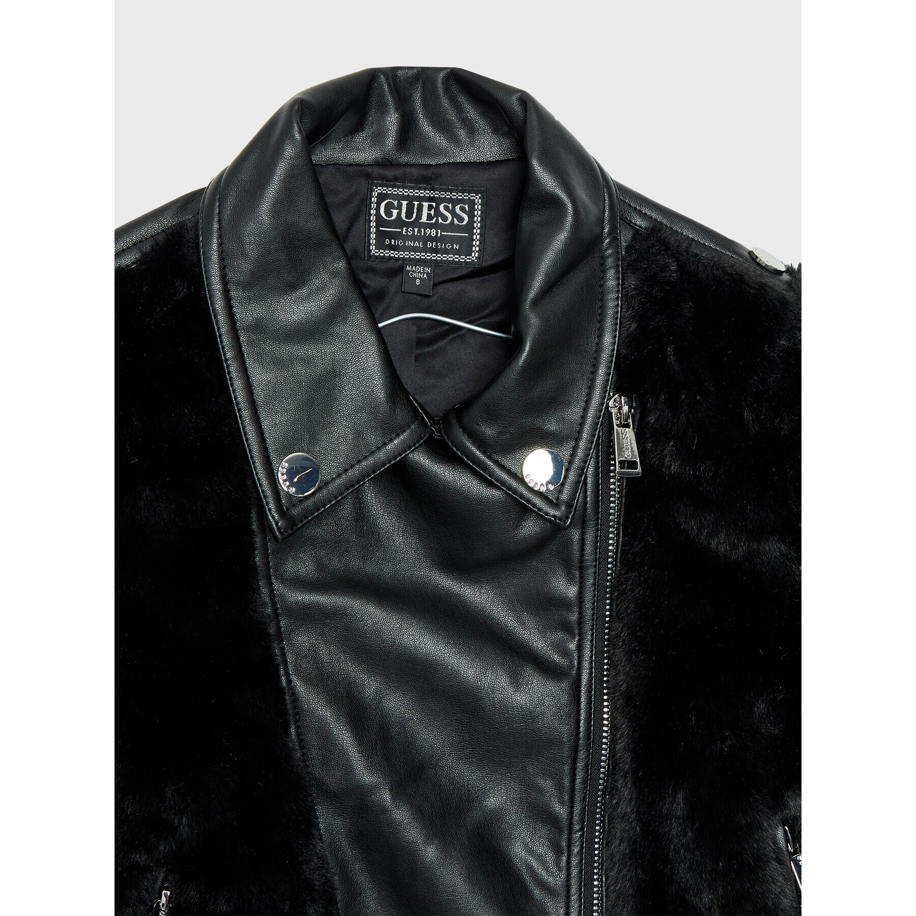 Guess Преходно яке J2BL16 WEYP0 Черен Regular Fit - Pepit.bg