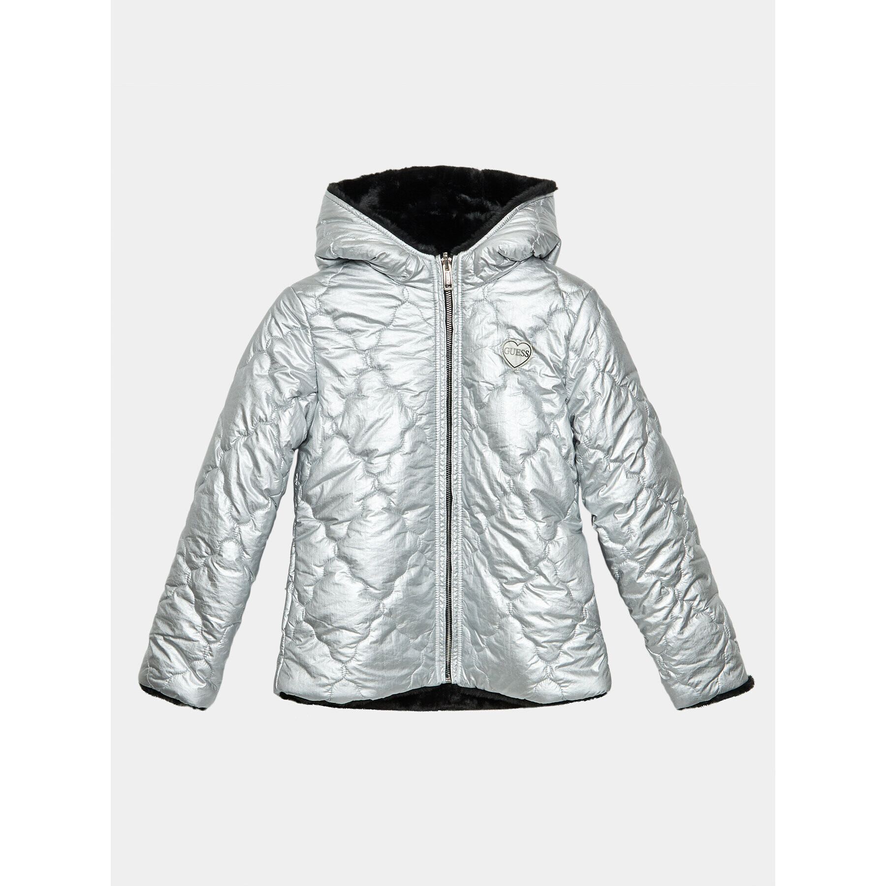 Guess Преходно яке J3BL05 WEYO0 Сив Regular Fit - Pepit.bg