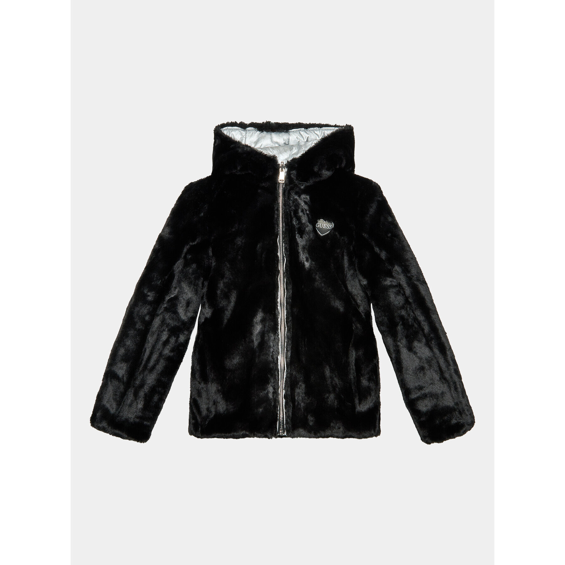 Guess Преходно яке J3BL05 WEYO0 Сив Regular Fit - Pepit.bg