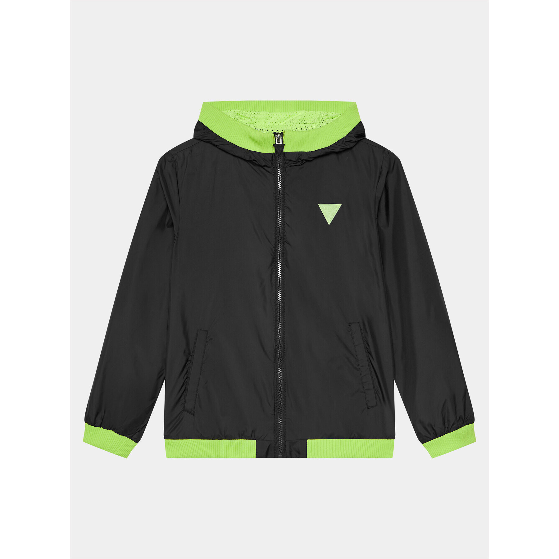 Guess Преходно яке L4RL11 WCFM0 Черен Regular Fit - Pepit.bg