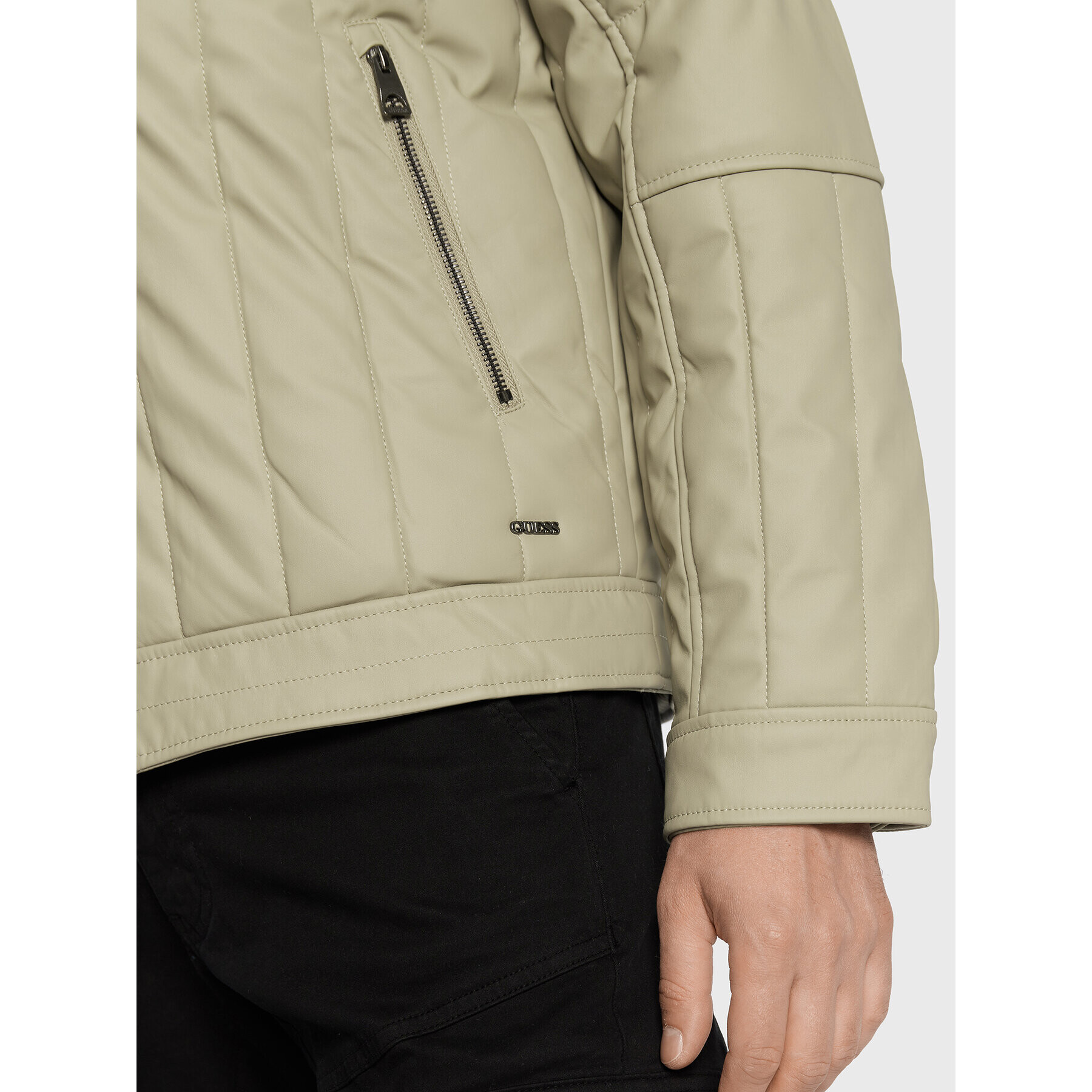 Guess Преходно яке M2BL21 WEZ10 Бежов Regular Fit - Pepit.bg
