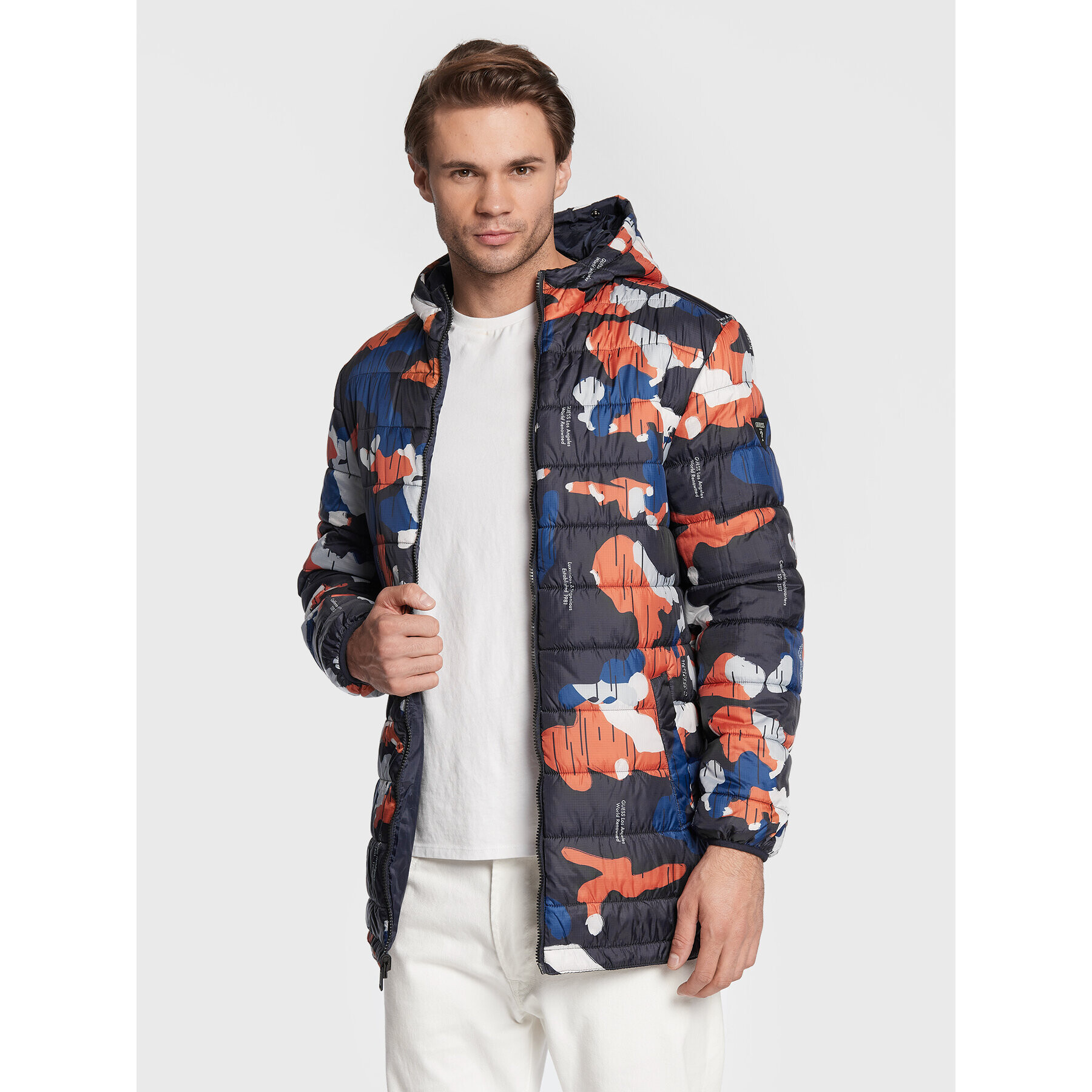 Guess Преходно яке M2BL36 WE6U0 Черен Regular Fit - Pepit.bg