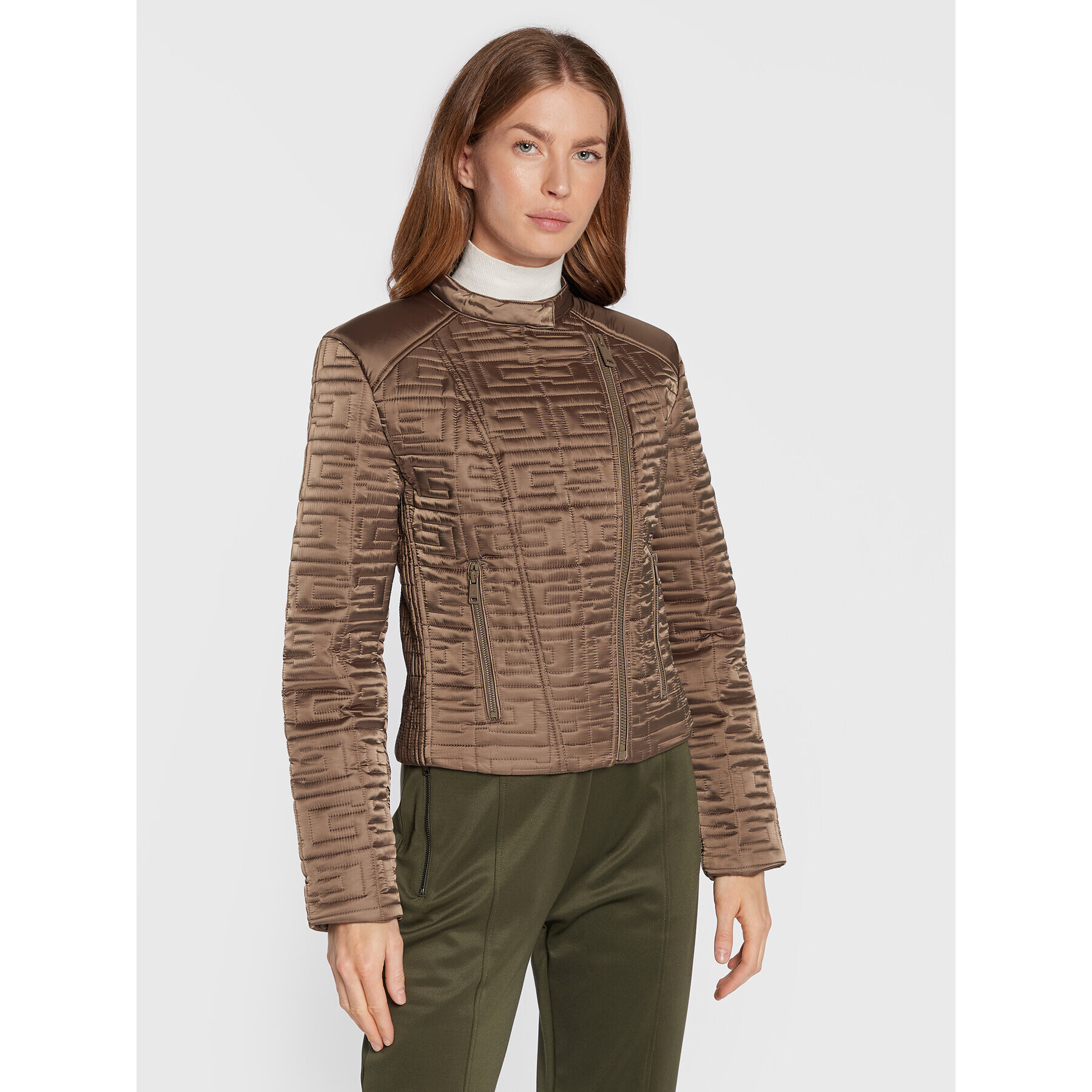 Guess Преходно яке Marine W2BL31 WEWF0 Каки Regular Fit - Pepit.bg