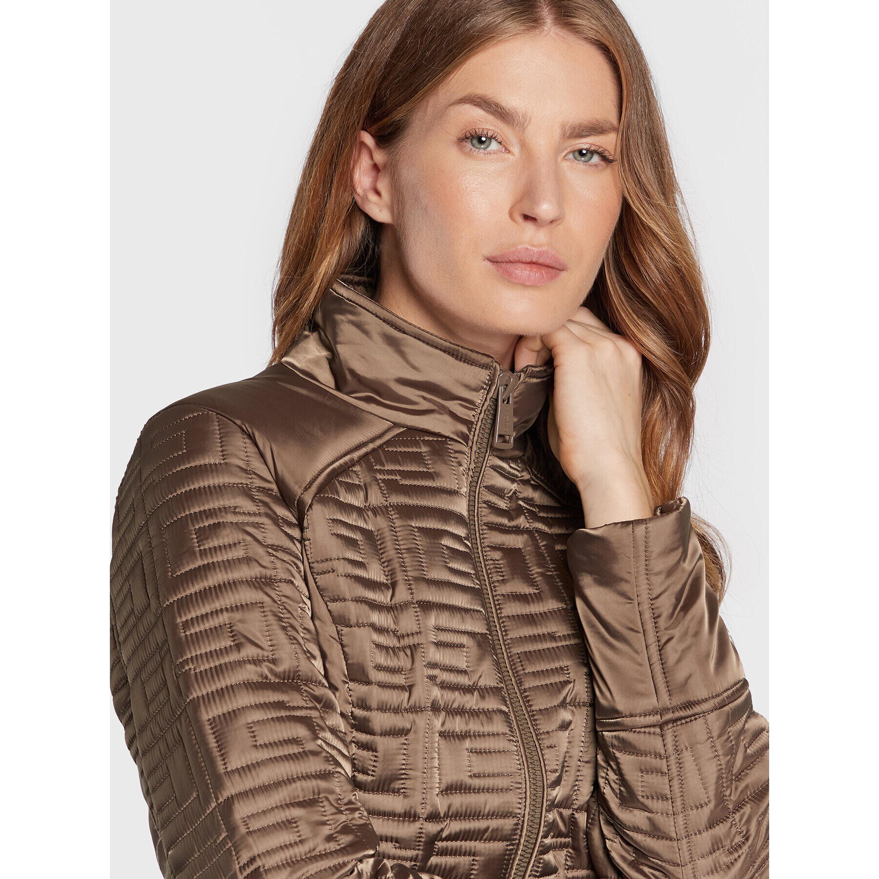 Guess Преходно яке Marine W2BL94 WEWF0 Каки Regular Fit - Pepit.bg