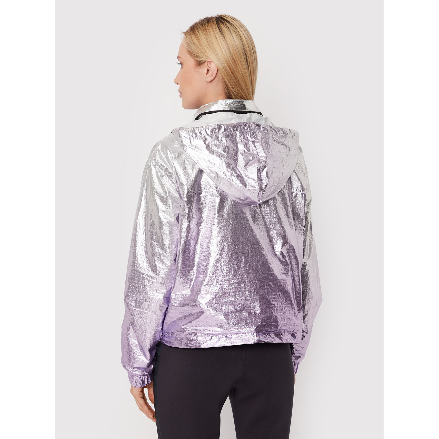 Guess Преходно яке V2YL04 WEGK0 Сребрист Regular Fit - Pepit.bg