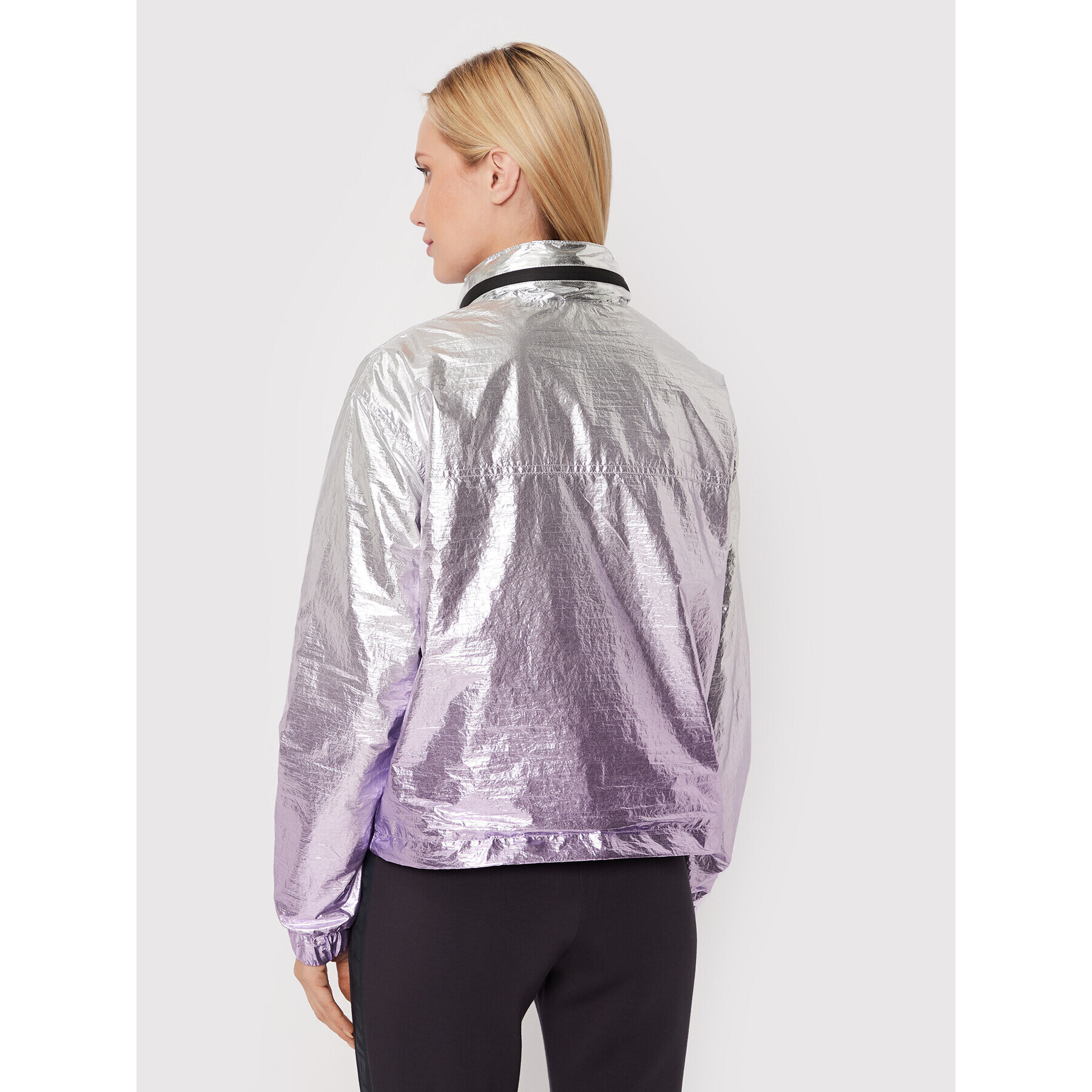 Guess Преходно яке V2YL04 WEGK0 Сребрист Regular Fit - Pepit.bg