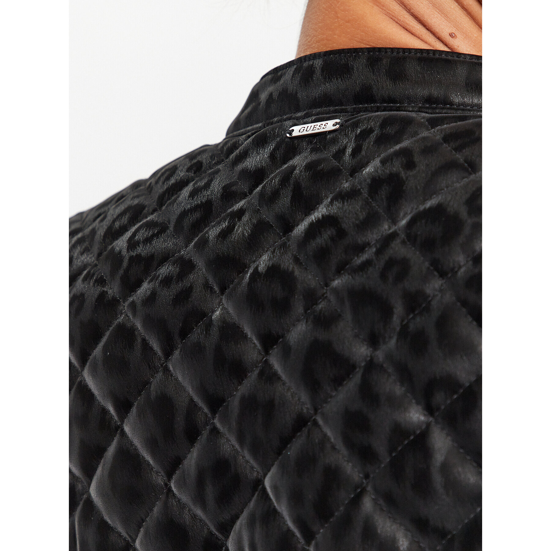 Guess Преходно яке W3BL15 WFQR0 Черен Regular Fit - Pepit.bg