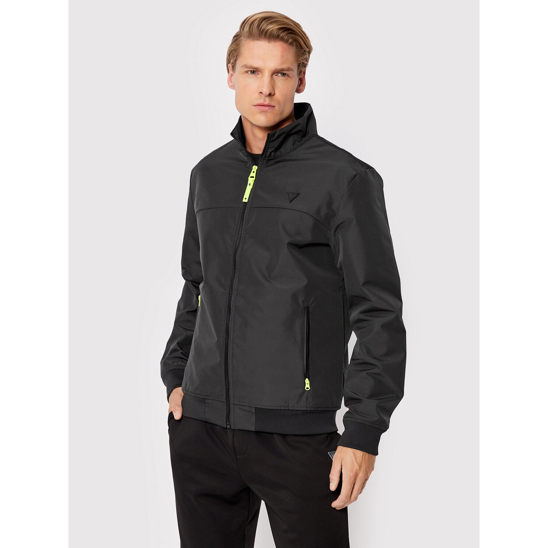 Guess Преходно яке Z2YL10 WO065 Черен Regular Fit - Pepit.bg