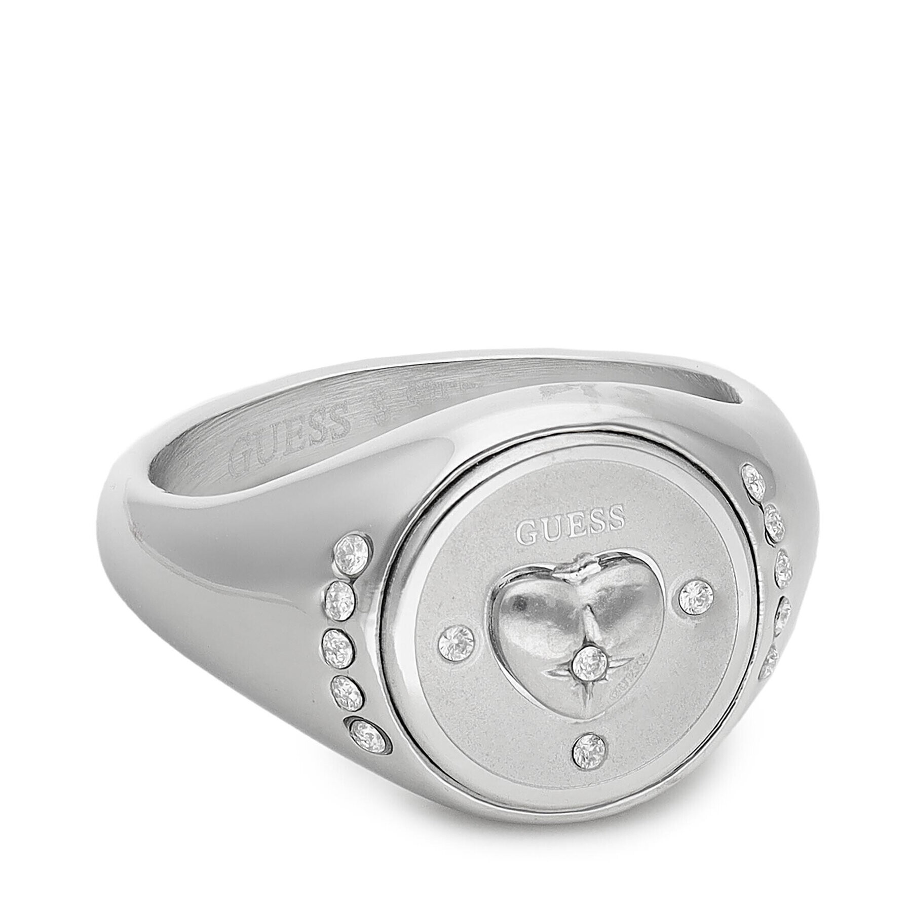 Guess Пръстен JUBR01 450JW Сребрист - Pepit.bg