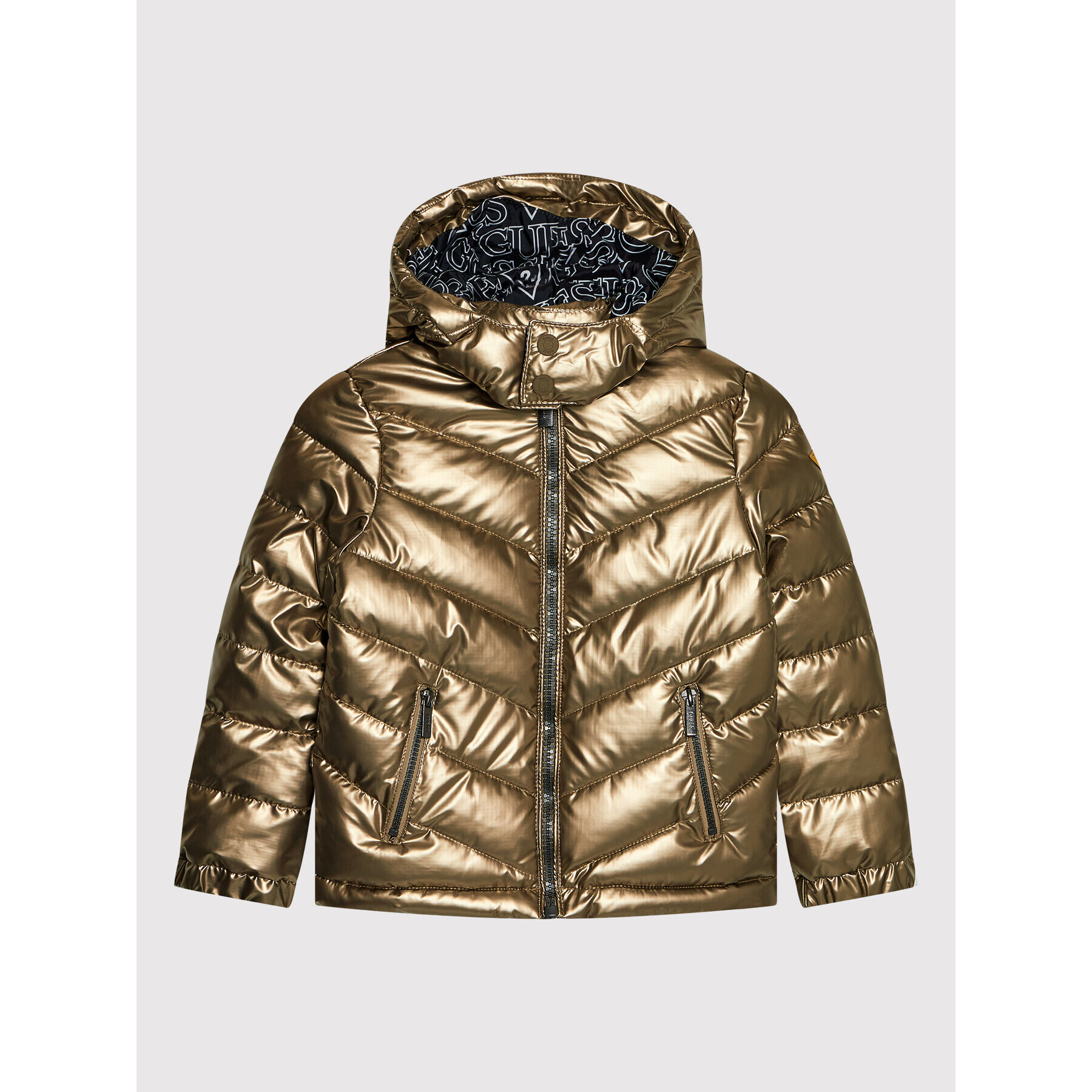 Guess Пухено яке H1BJ06 WEA20 Златист Regular Fit - Pepit.bg
