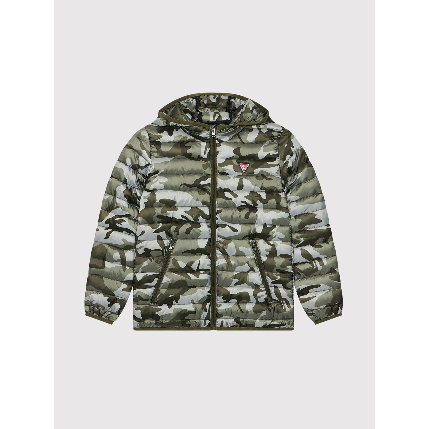 Guess Пухено яке H1RT03 WB310 Зелен Regular Fit - Pepit.bg