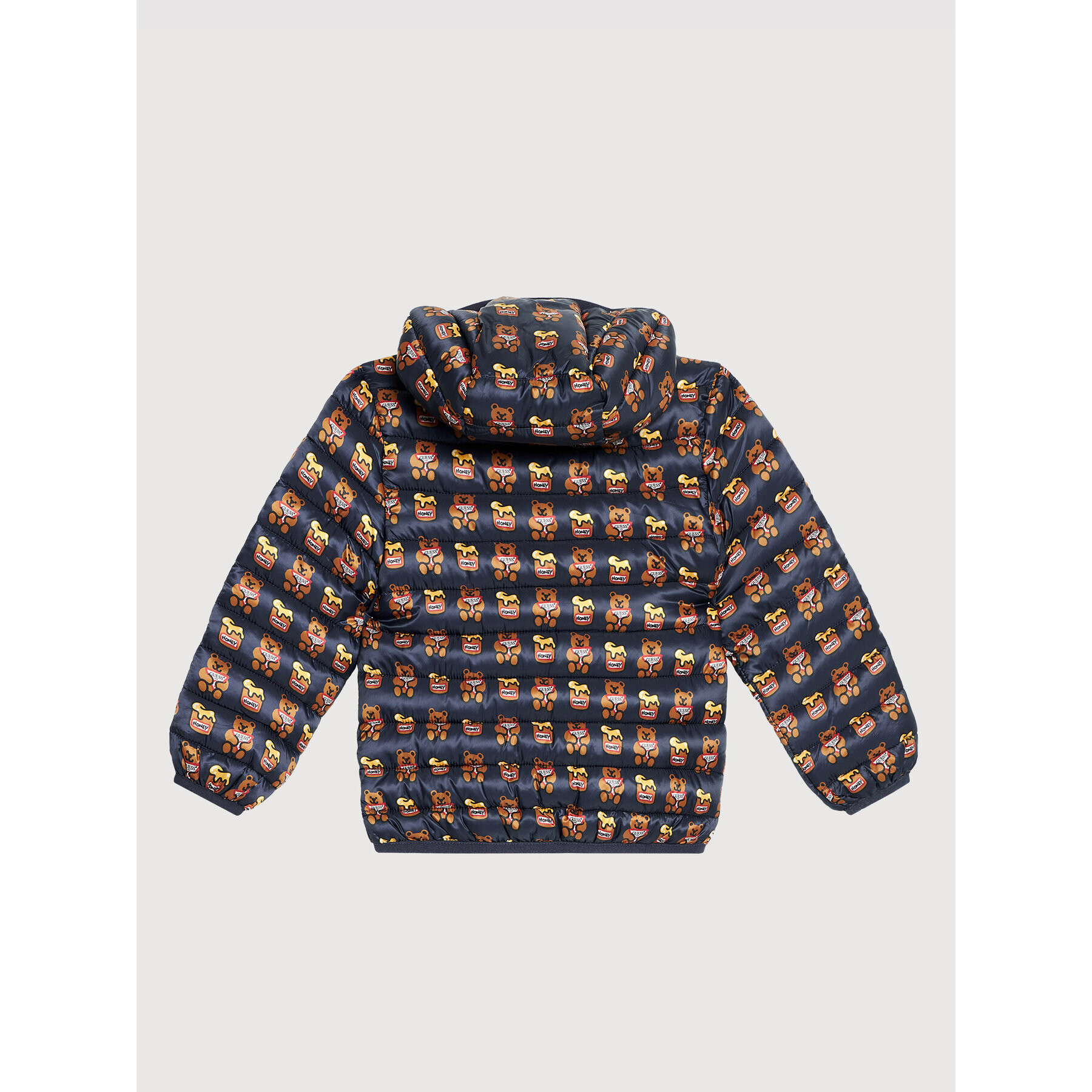 Guess Пухено яке H1YT03 WB310 Тъмносин Regular Fit - Pepit.bg