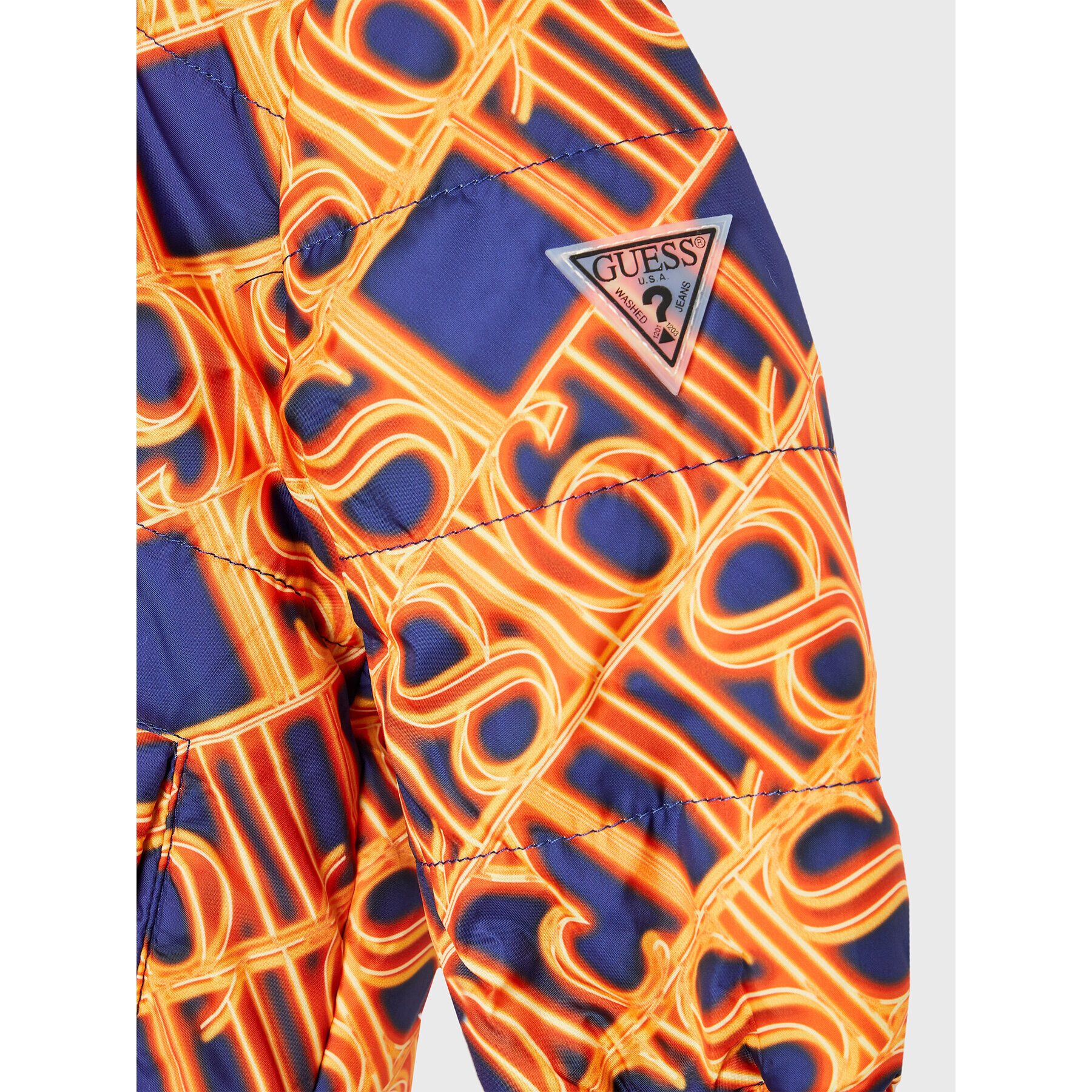 Guess Пухено яке H2BI02 WCFM0 Оранжев Regular Fit - Pepit.bg