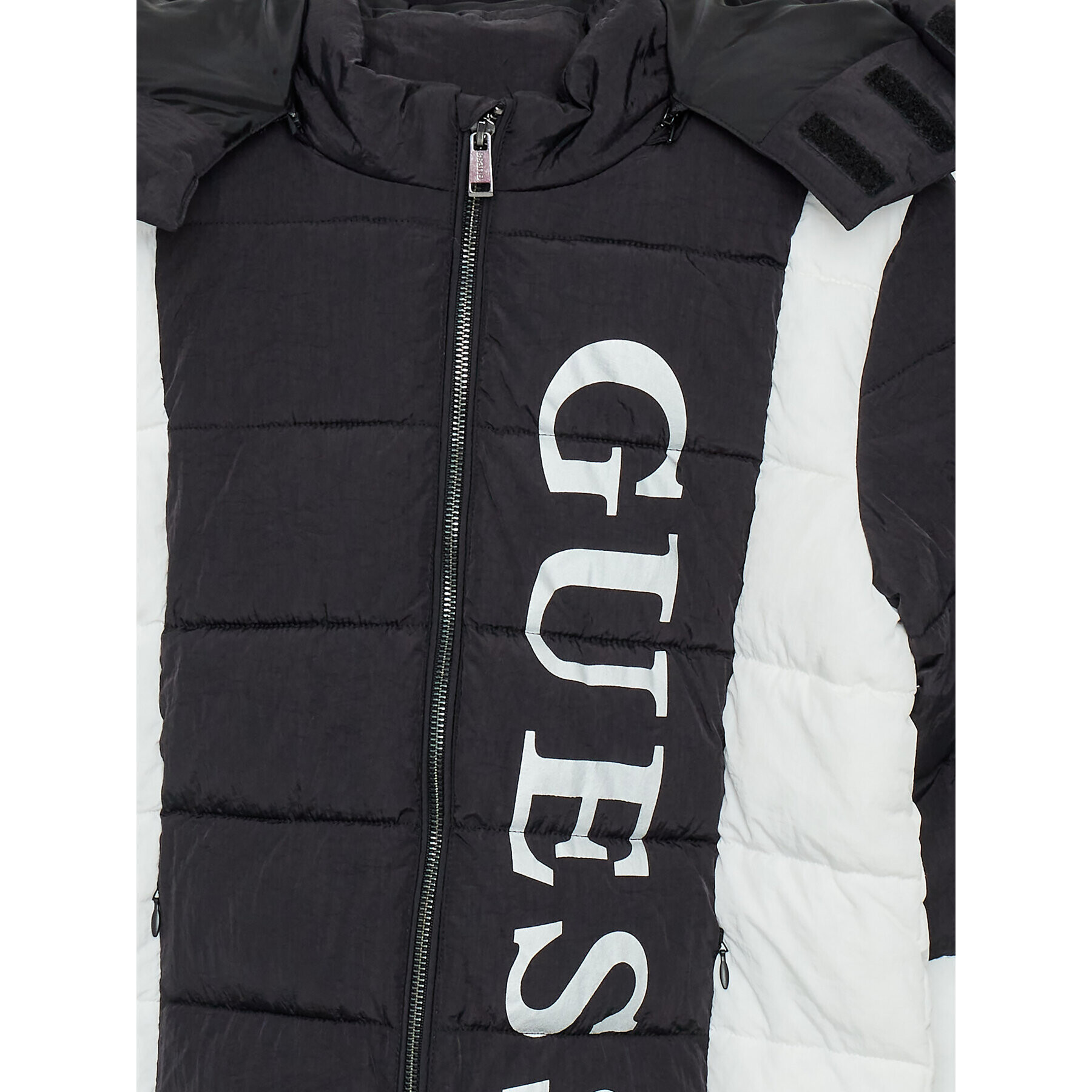 Guess Пухено яке H2BJ01 WF090 Черен Regular Fit - Pepit.bg